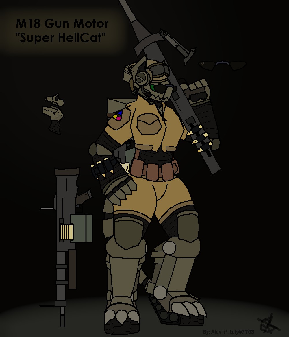 Super Hellcat Tankmorph - By @alexnitaly on Itaku