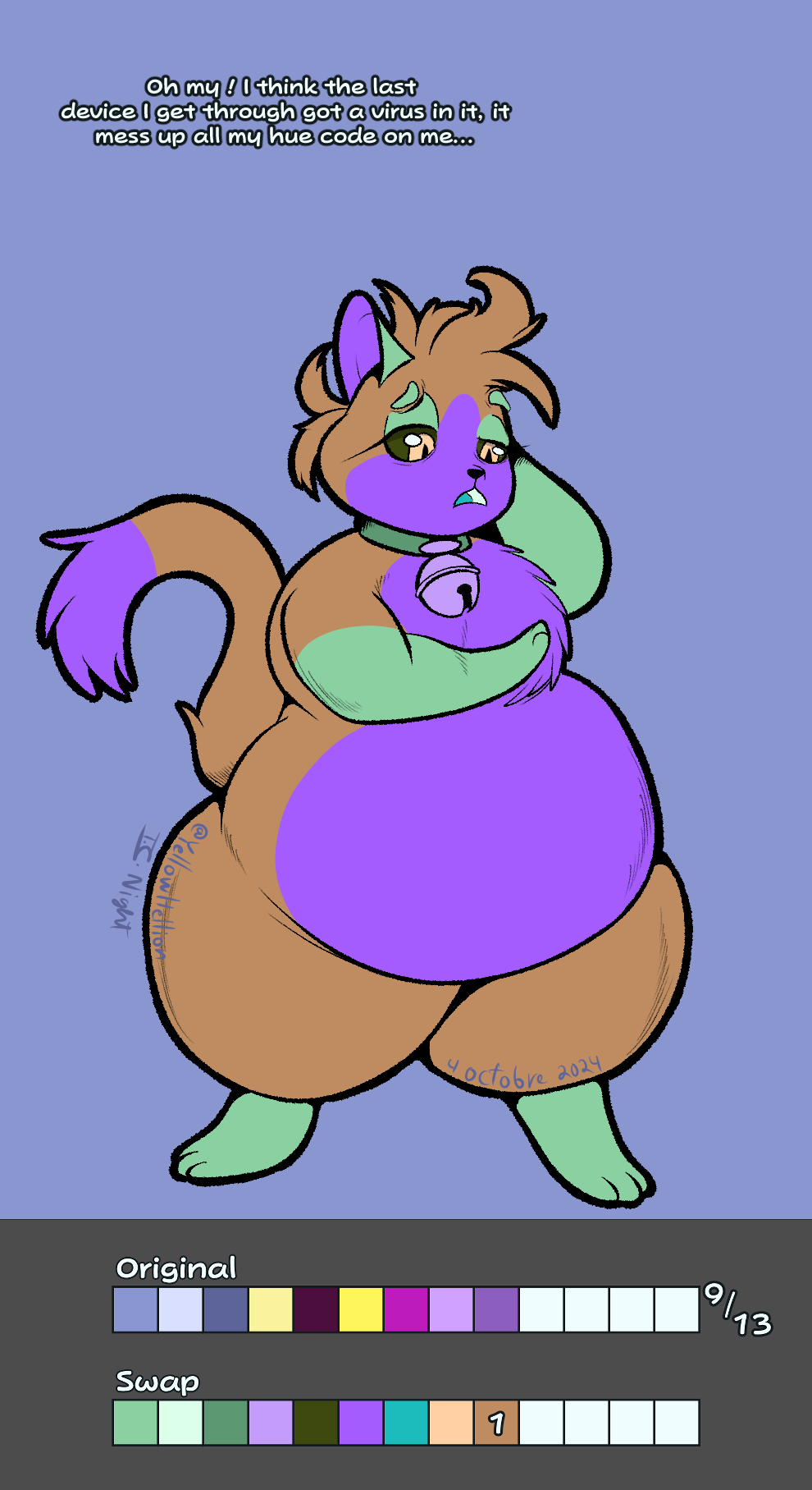 Swaptober 4th: Pixel - By @quarujee on Itaku