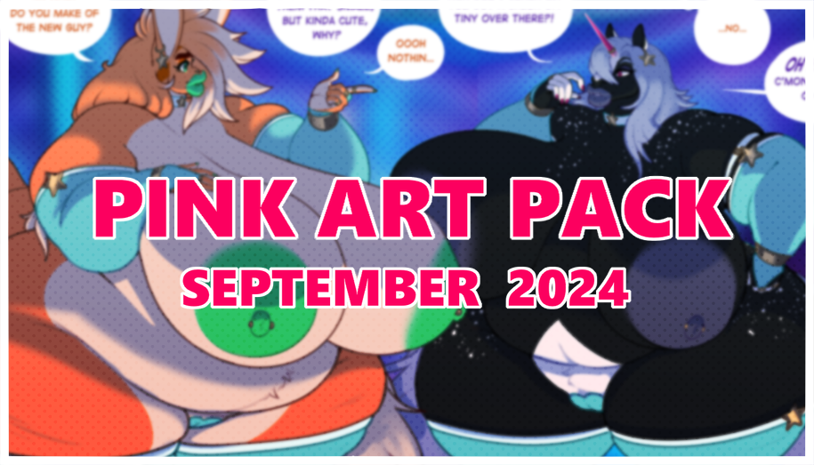 PINK ART PACK OUT NOW! - By @pinkpalooka on Itaku