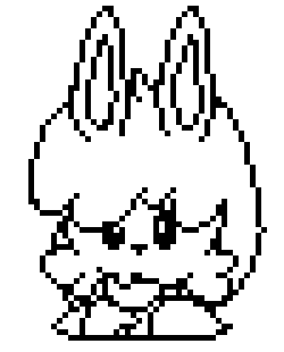 Takara thinking talksprite - By @astralneko on Itaku