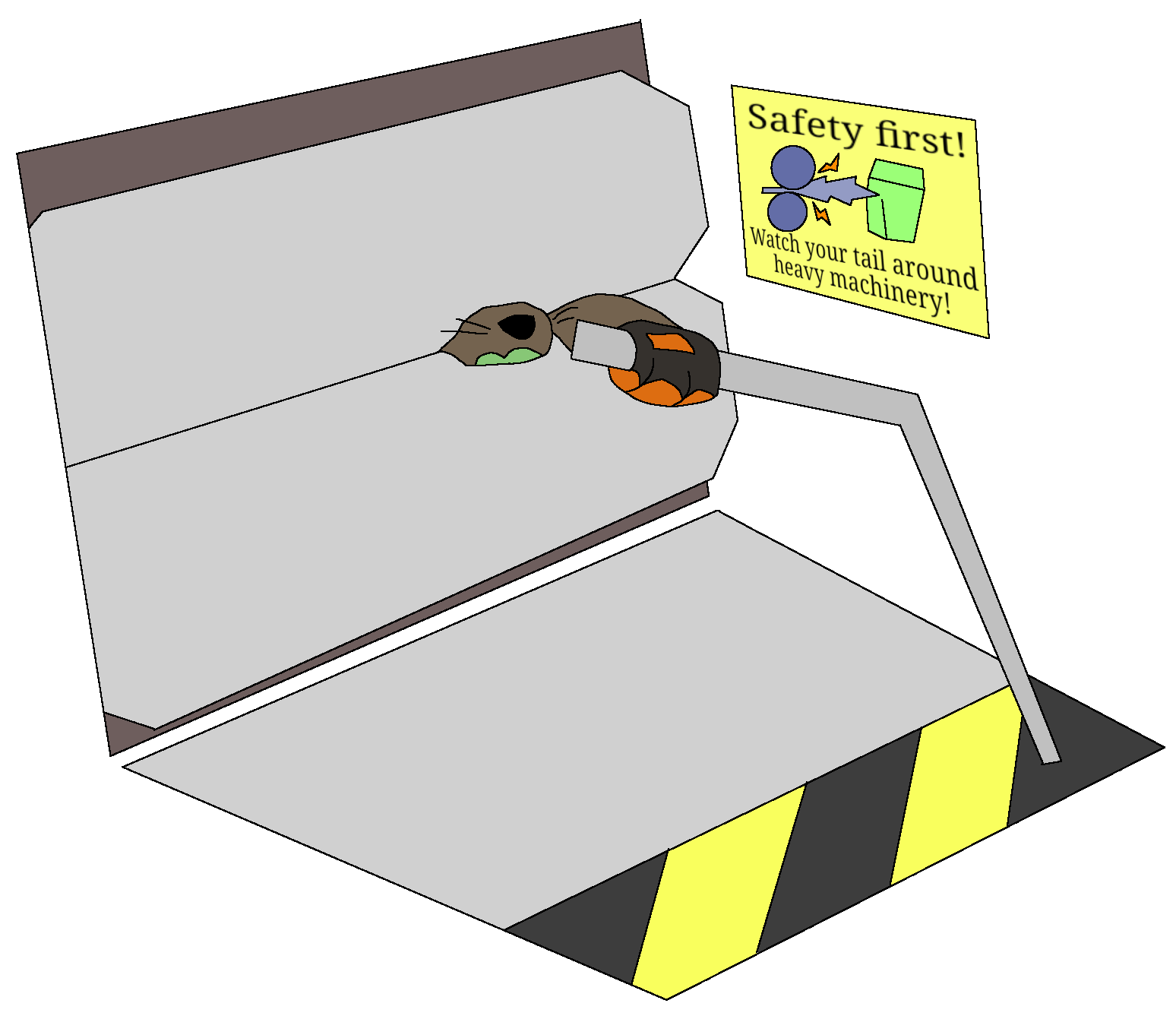 Safety First 2 - By @unassumingwitness on Itaku