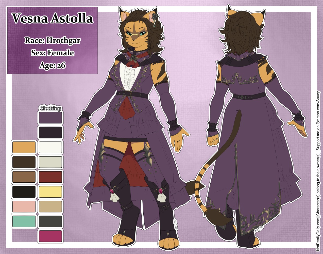 Vesna Refsheet [Clothes] - By @saucy on Itaku