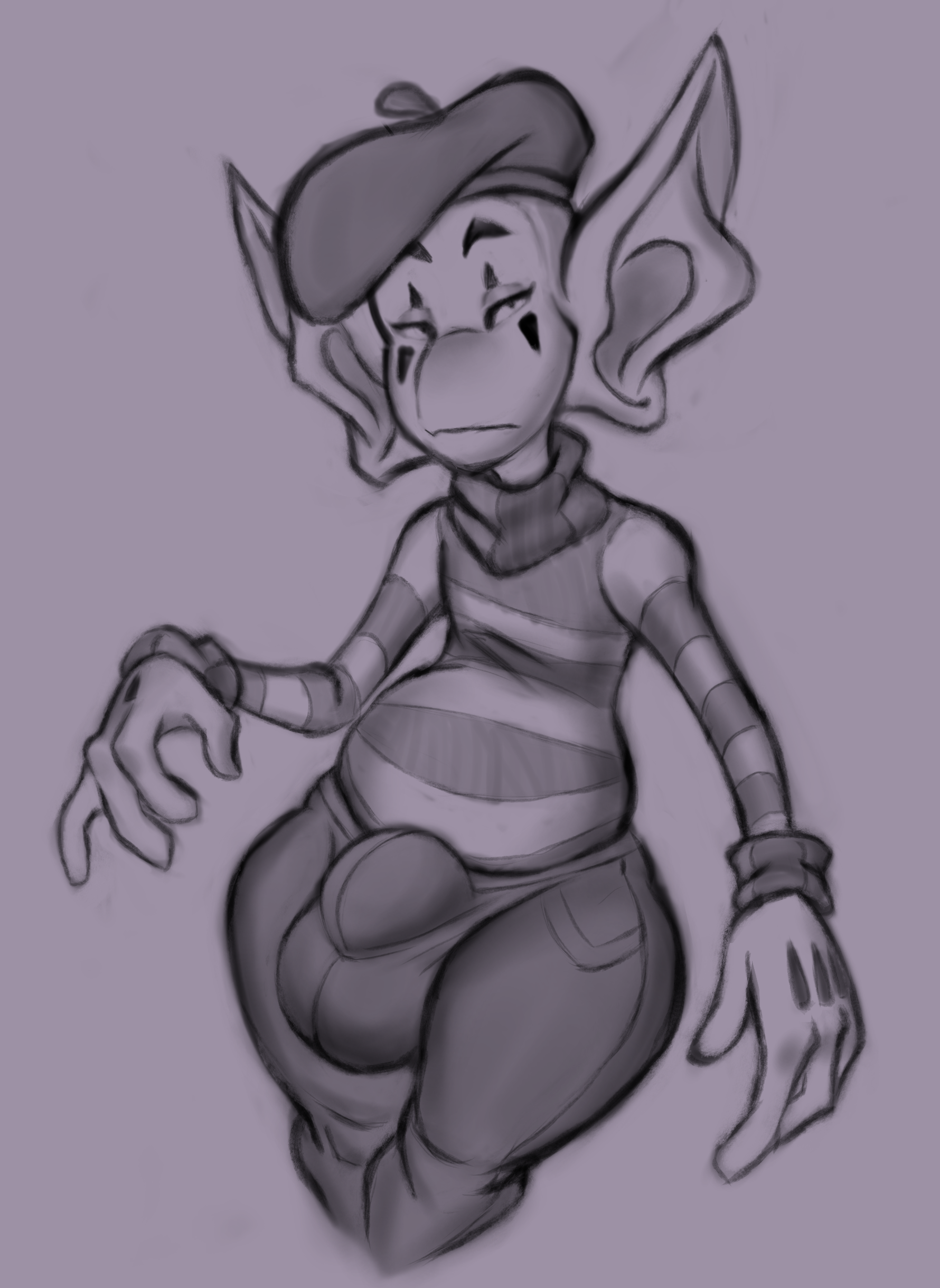 Sketch 1 - By @j_goose on Itaku