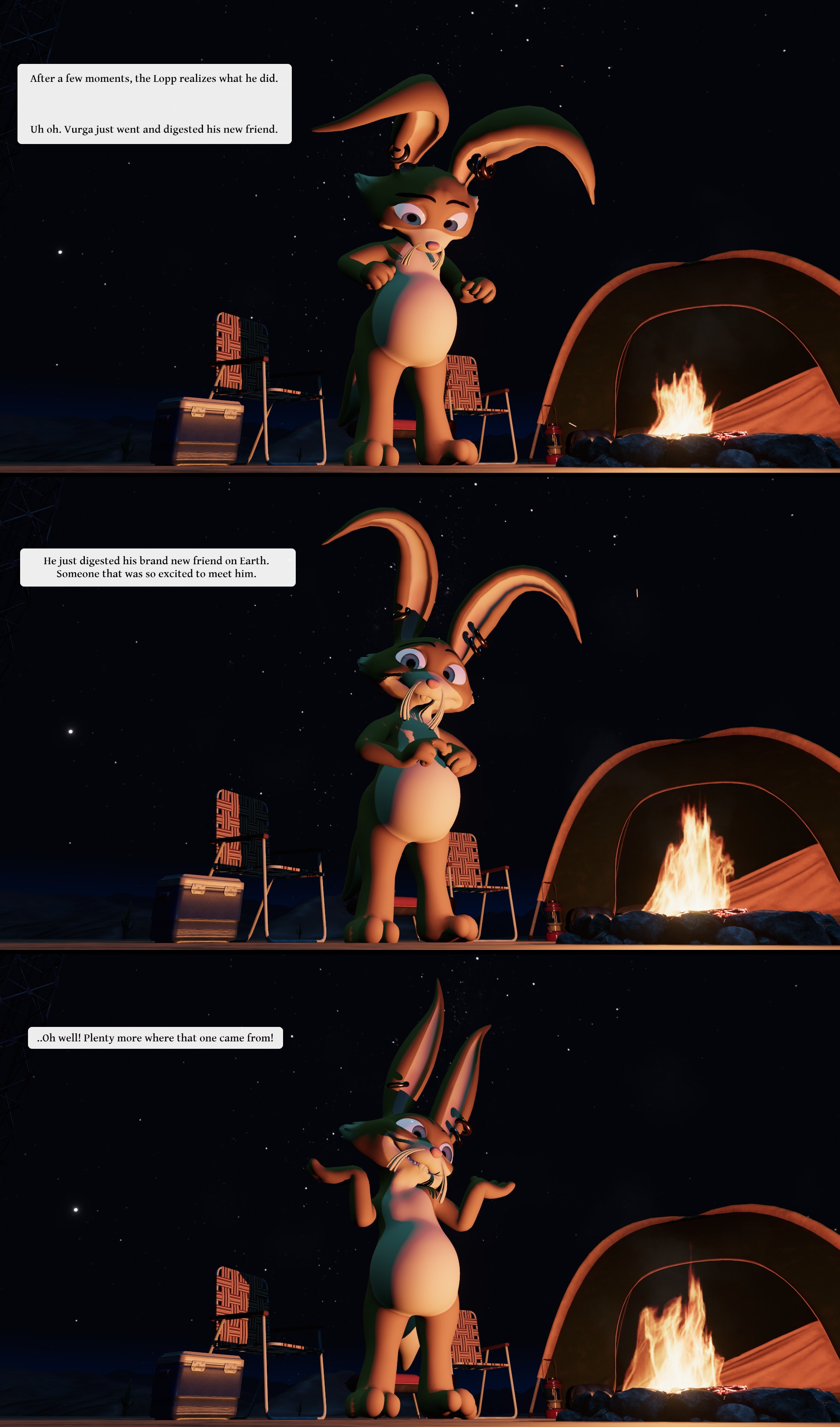 Alien Encounter (4/4) - By @jeschke on Itaku