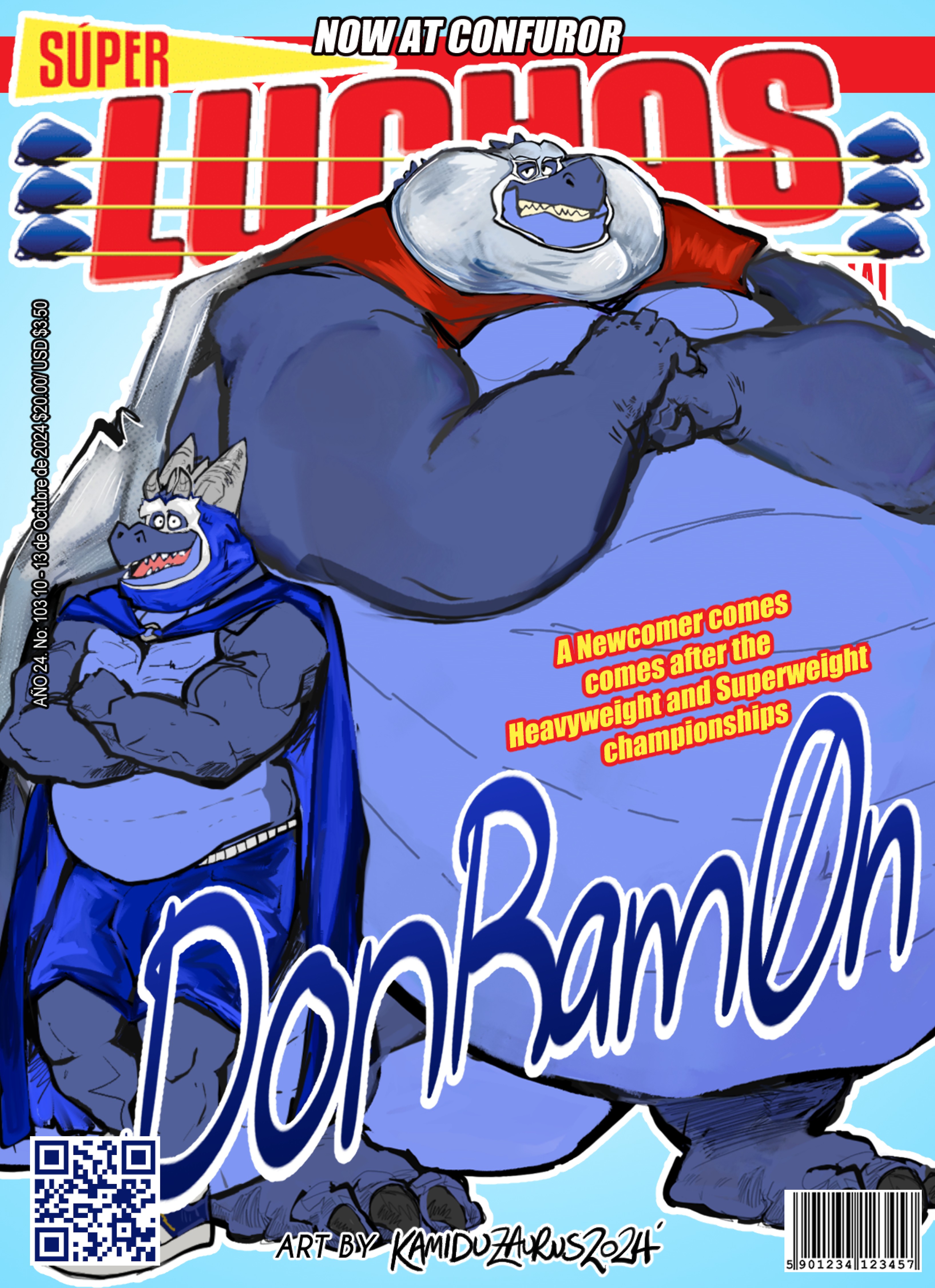 Confuror 2024 Badge - By @donram0n on Itaku