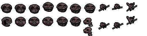 Isaac resprites! Famine - By @viv-jefferies on Itaku