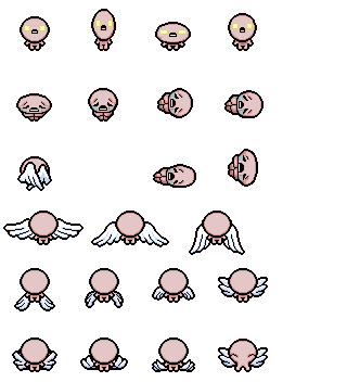 Isaac resprites! Isaac - By @viv-jefferies on Itaku