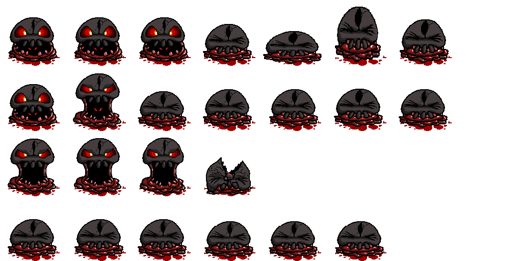 Isaac resprites! The Black Gate - By @viv-jefferies on Itaku