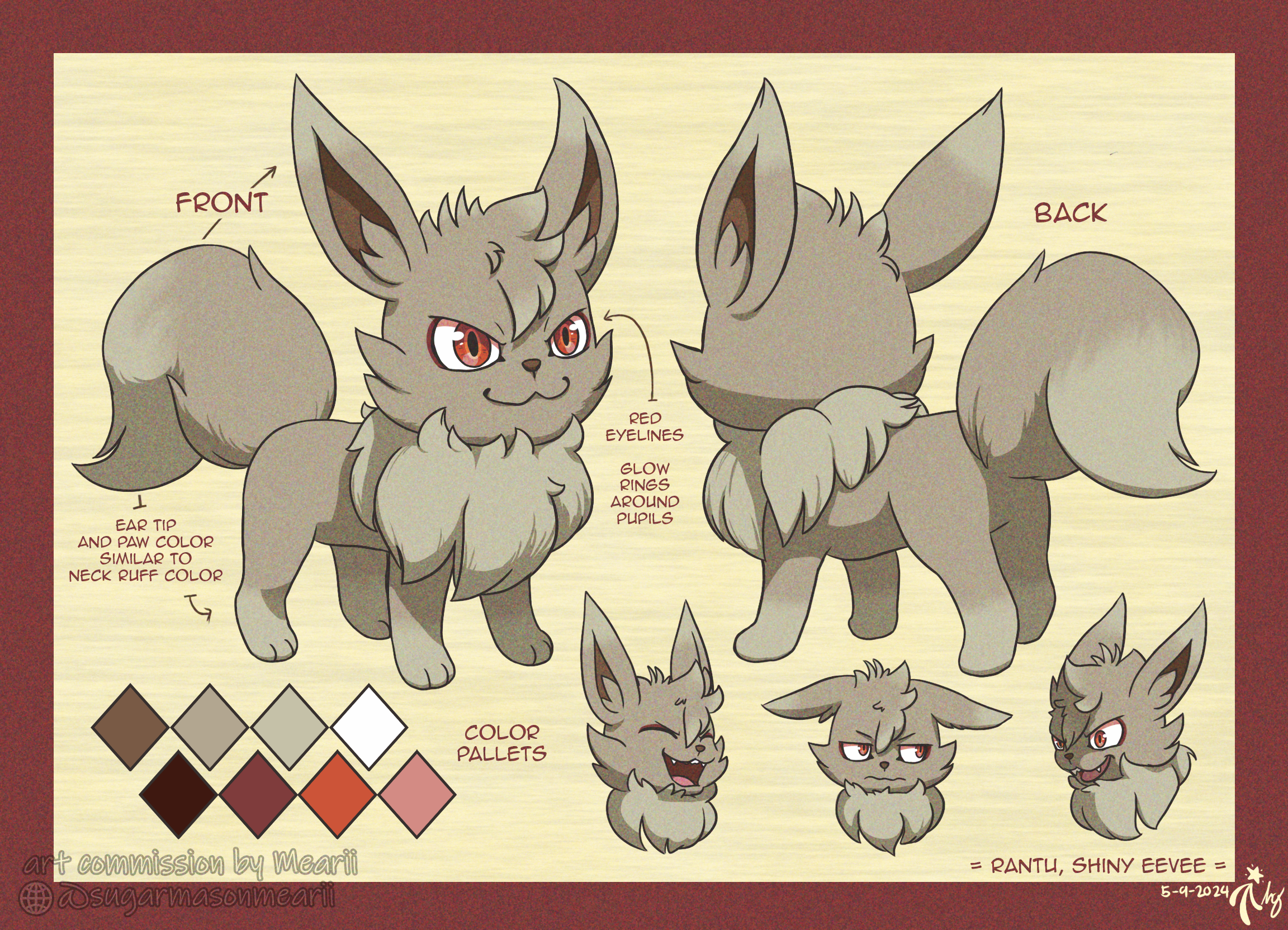[C] Rantu Character Sheet - By @sugarmasonmearii on Itaku