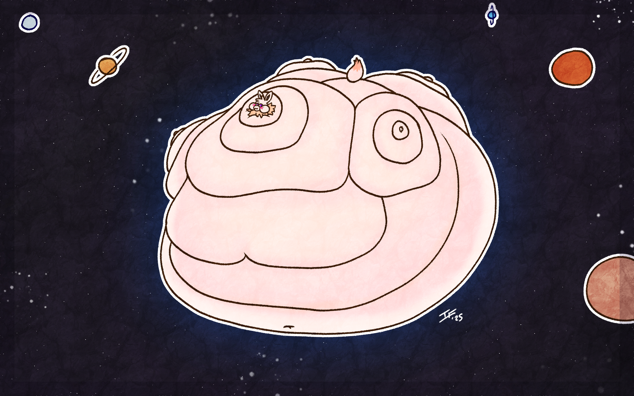 cheesecake planet [t] - By @frieze on Itaku