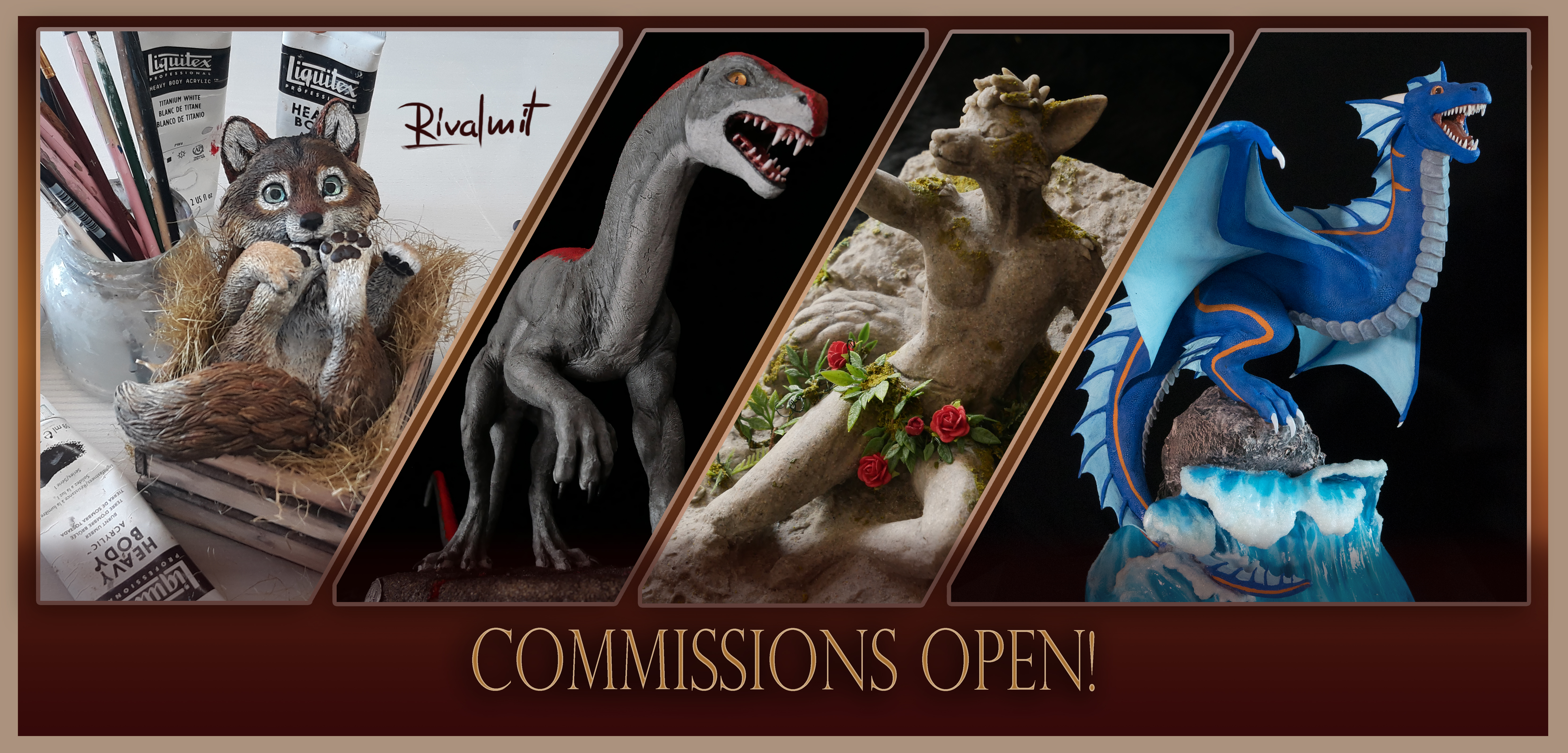 commissions 2-2024-OPEN - By @rivalmit on Itaku