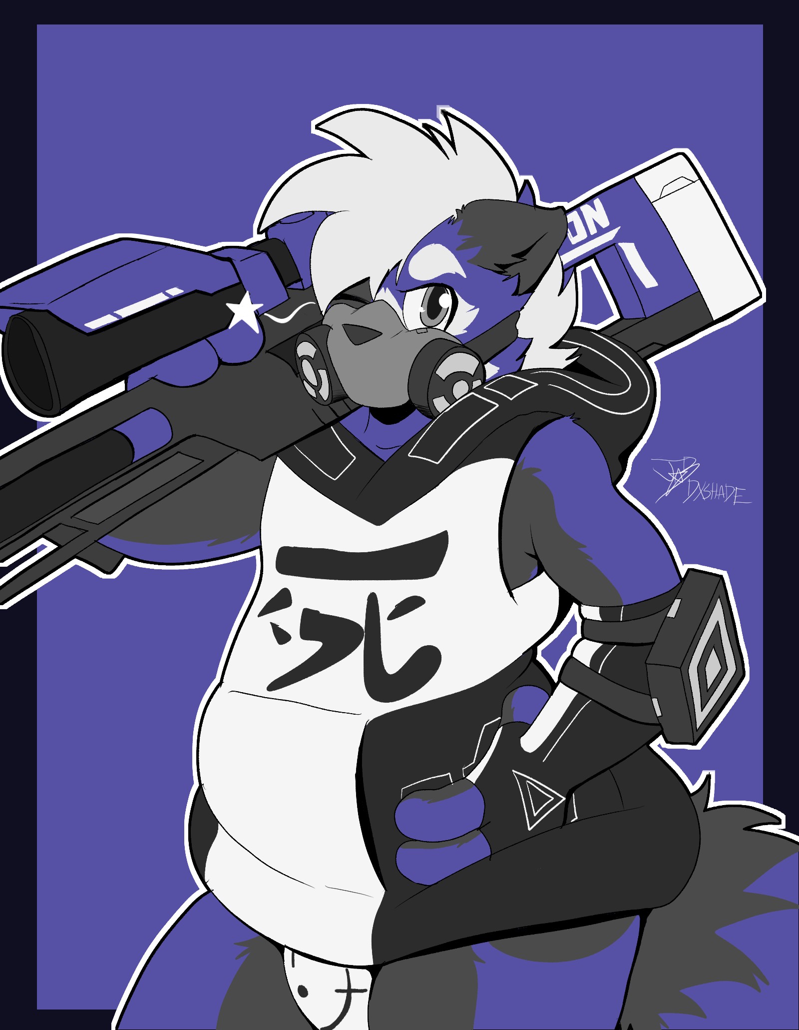 cyron drawing - By @dxshade on Itaku