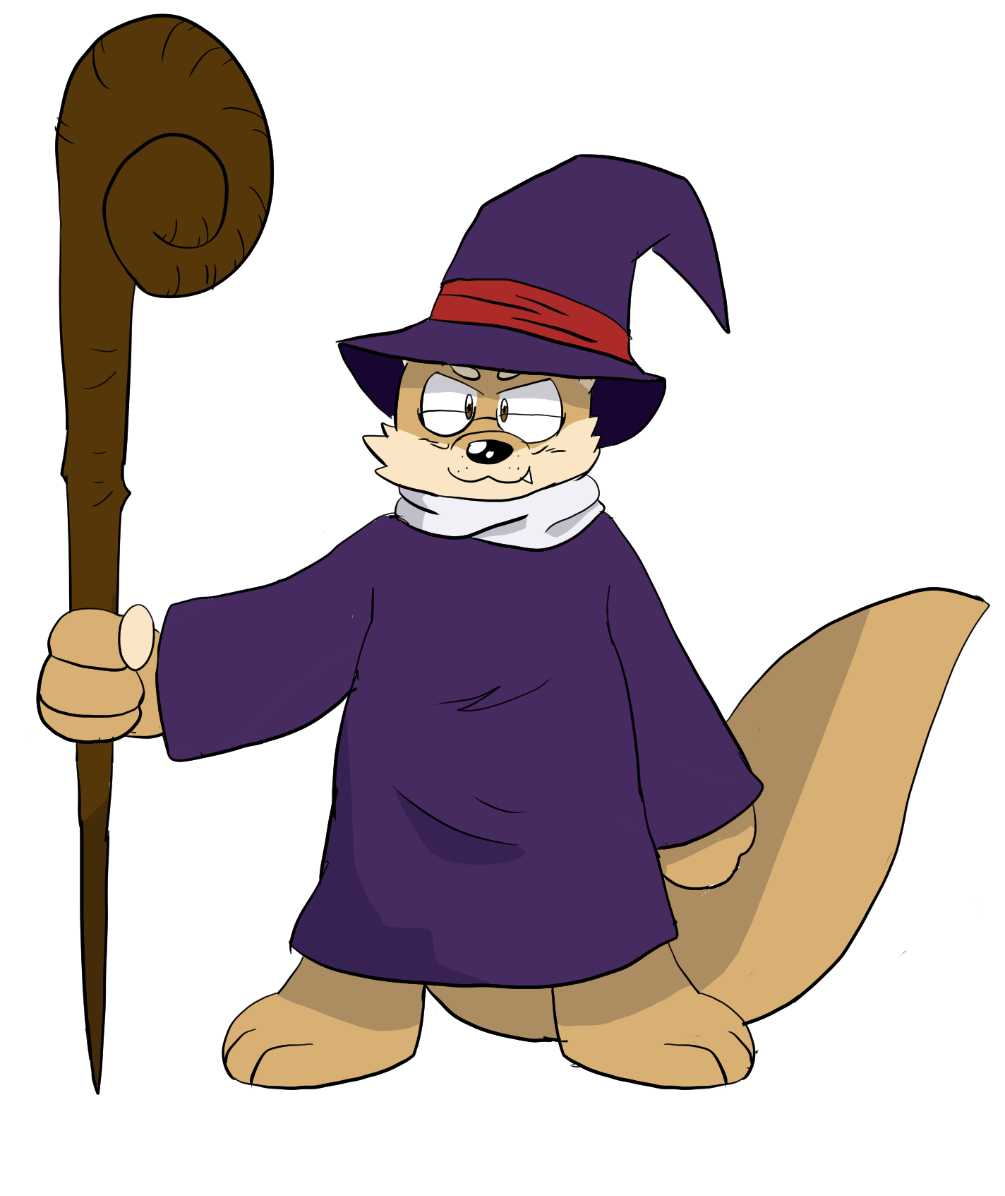 Mage Fen - By @midnightfox on Itaku