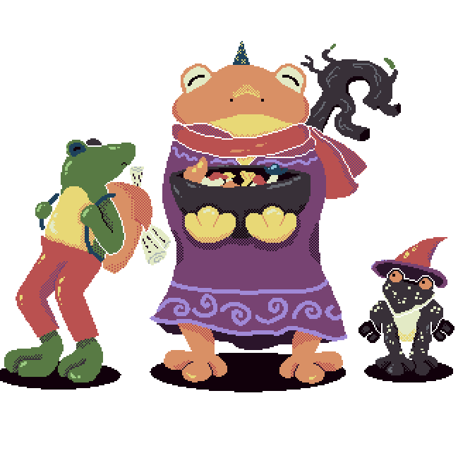 Frog Wizard 4 In Wizard frogs - By @werebike on Itaku