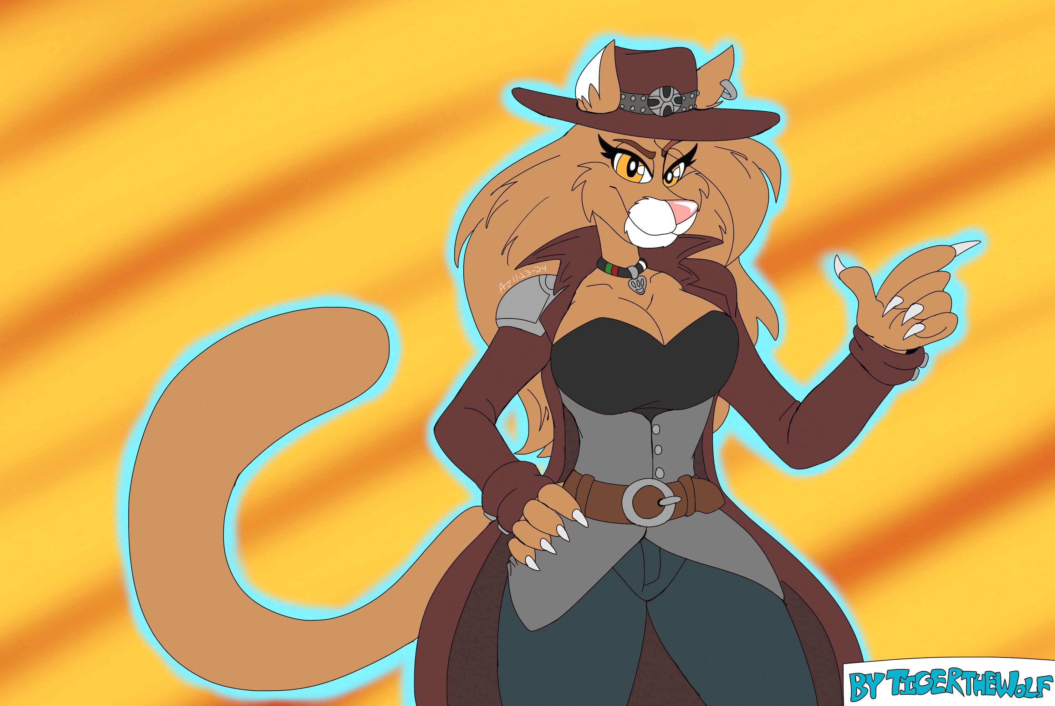 Kimeya Cougar #3 - By @tigerthewolf on Itaku