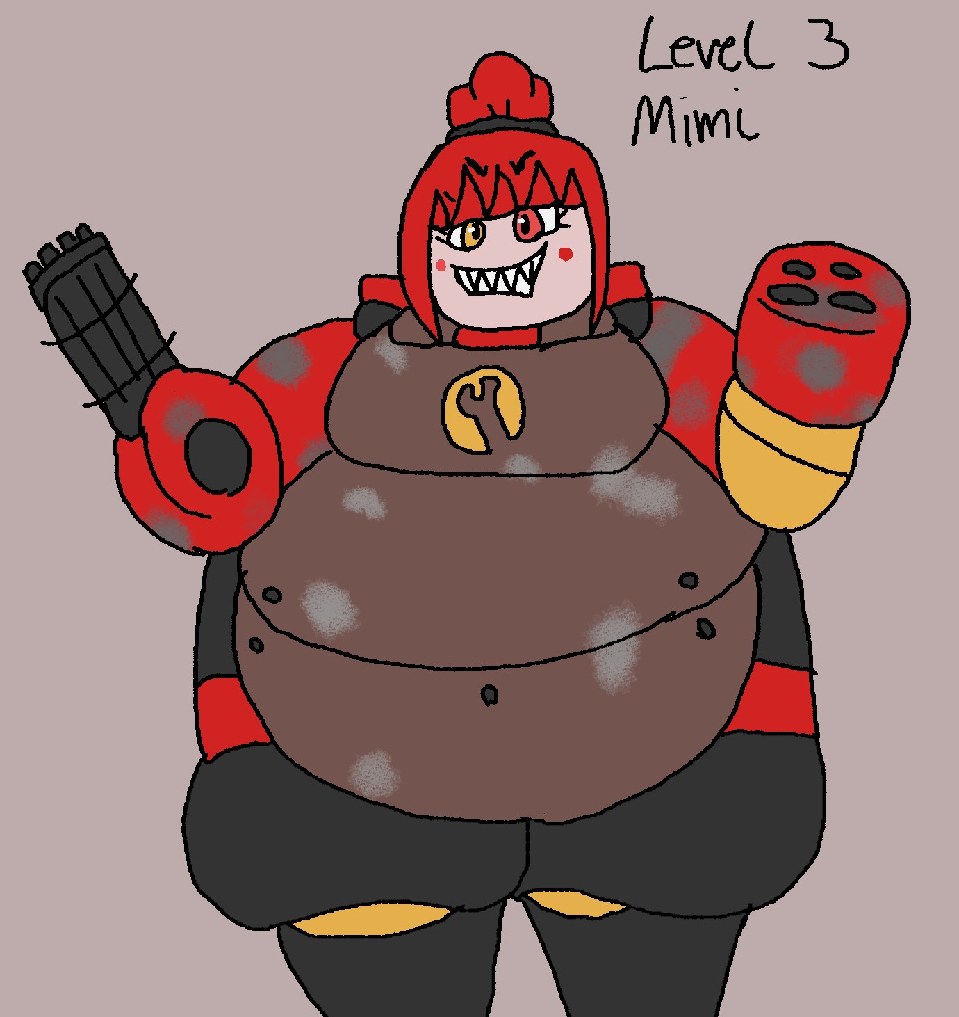 level 3 mimi - By @riftsrounds on Itaku