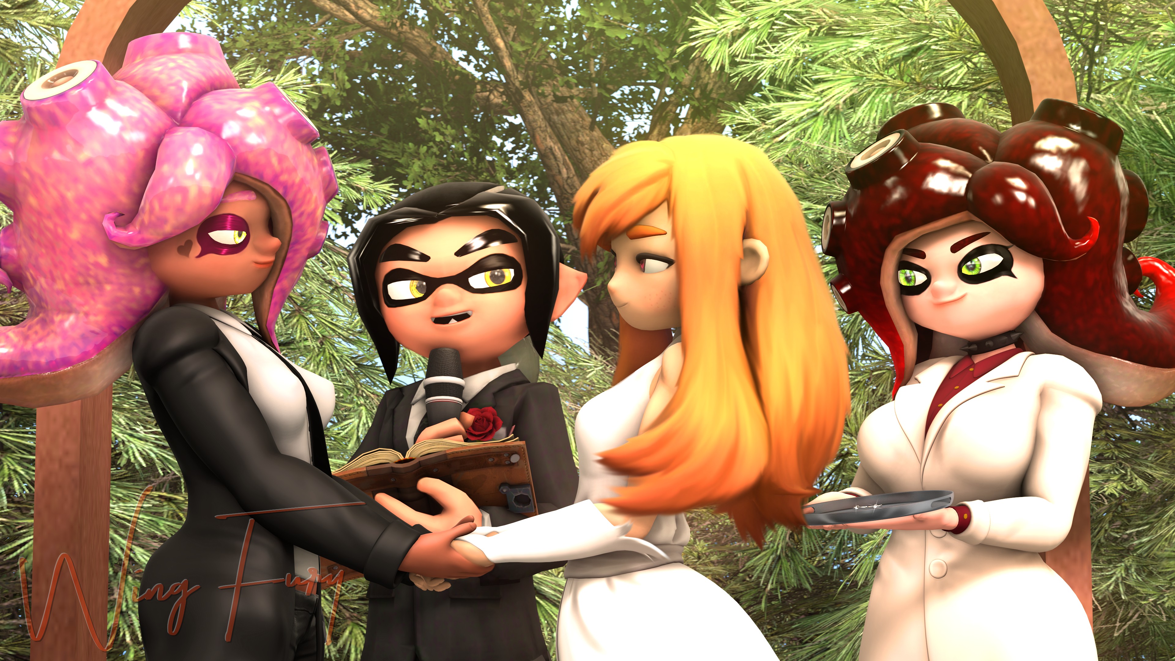Meggy x Desti: The Milestone - By @wing_fury on Itaku
