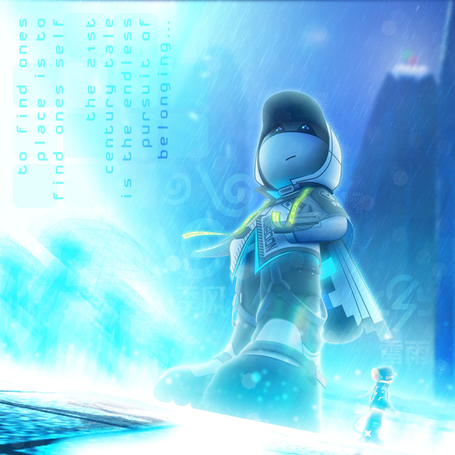 One Rainy Walk By llamaterasu on Itaku