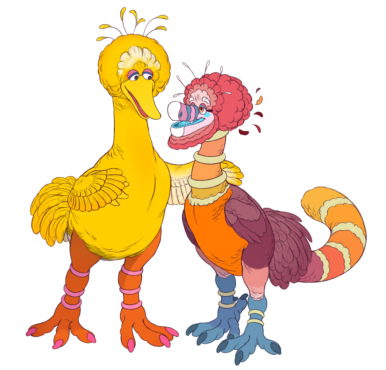 Birds by kem - By @moafowl on Itaku