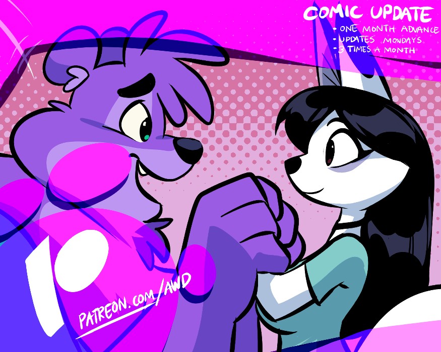 Comic Update - Foxy Surprise Part 22 - By @awd on Itaku
