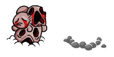 Isaac resprites! Polycephalus portrait - By @viv-jefferies on Itaku