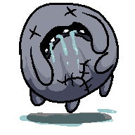 Isaac resprites! Lil Blub portrait - By @viv-jefferies on Itaku