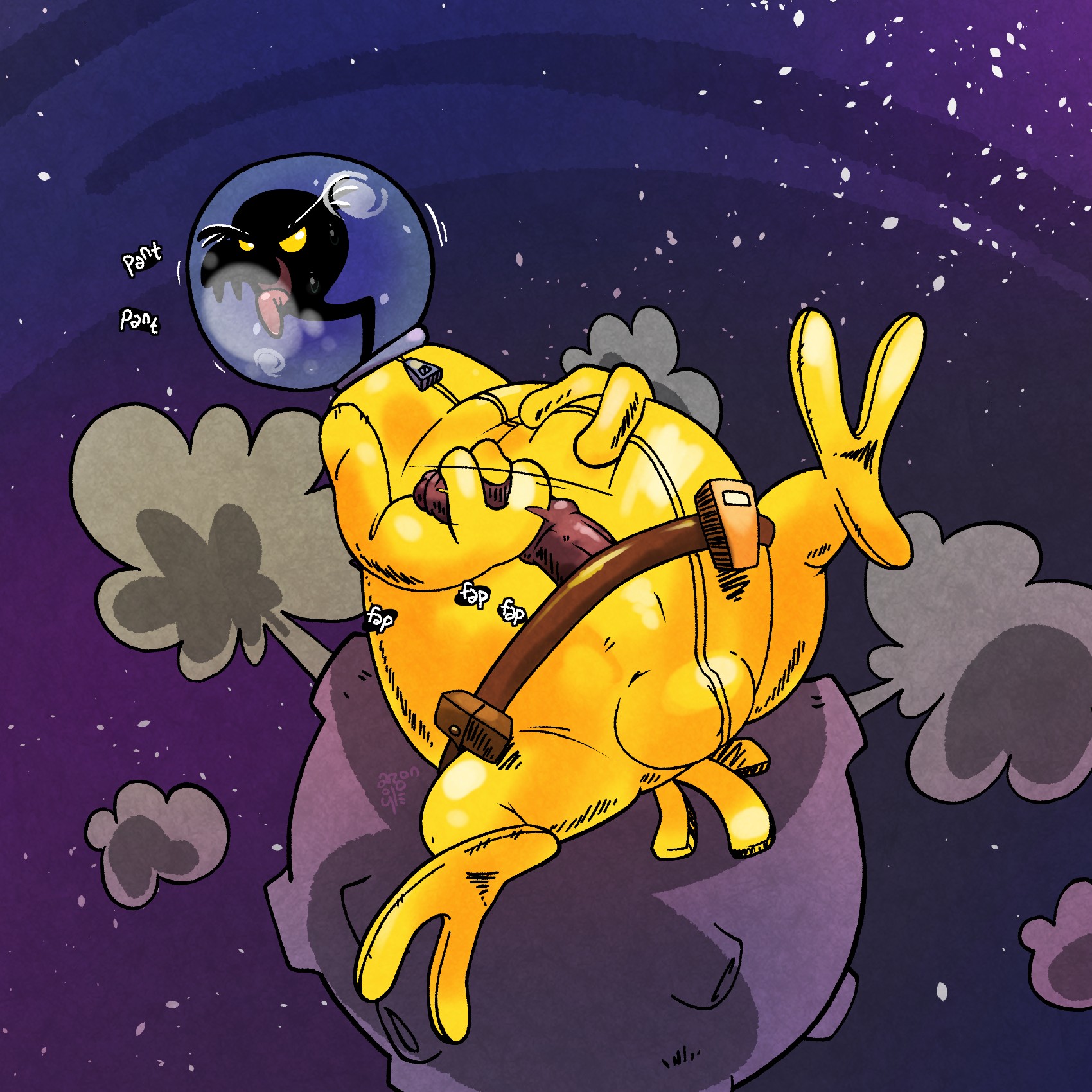 blowing off steam - By @argonvile on Itaku