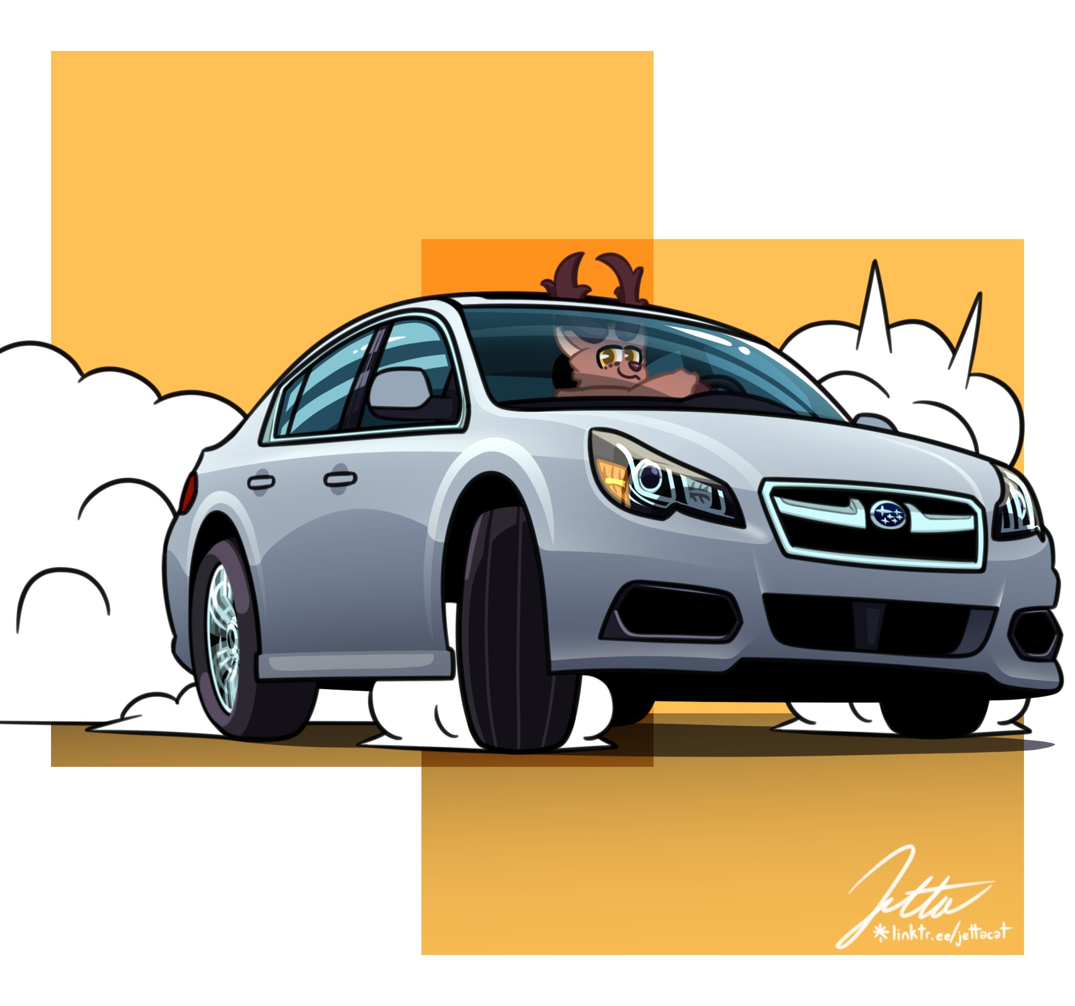 romi subaru legacy (commission) - By @jettacat on Itaku