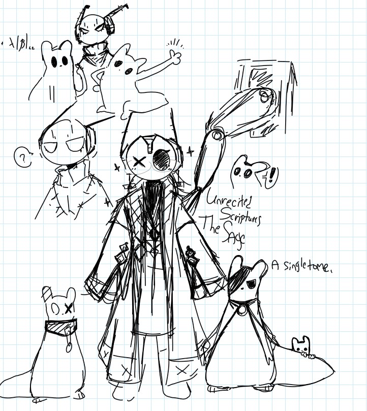 Rain World doodles - By @catte on Itaku