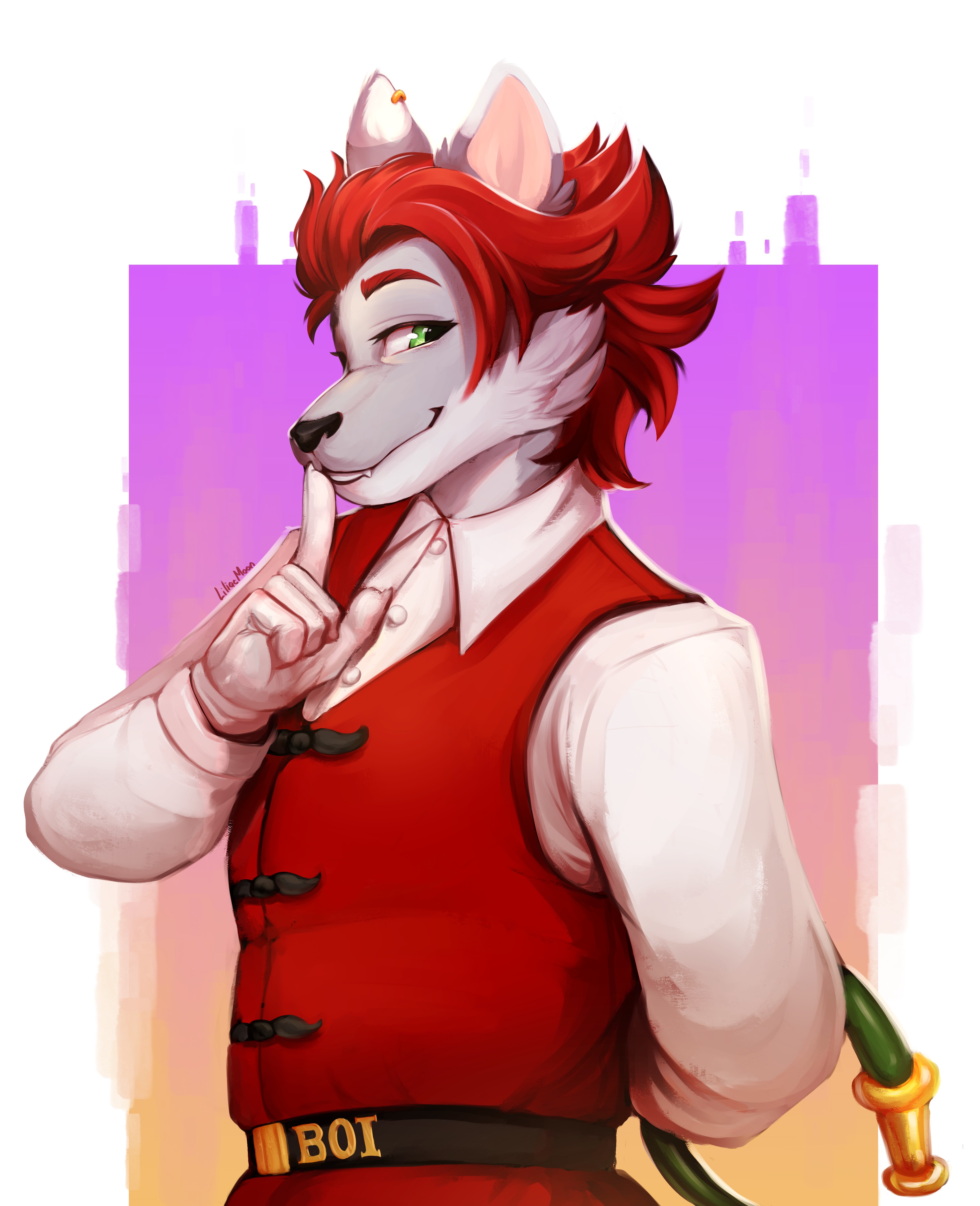 Gift Art for Spootz - By @liliacmoon on Itaku