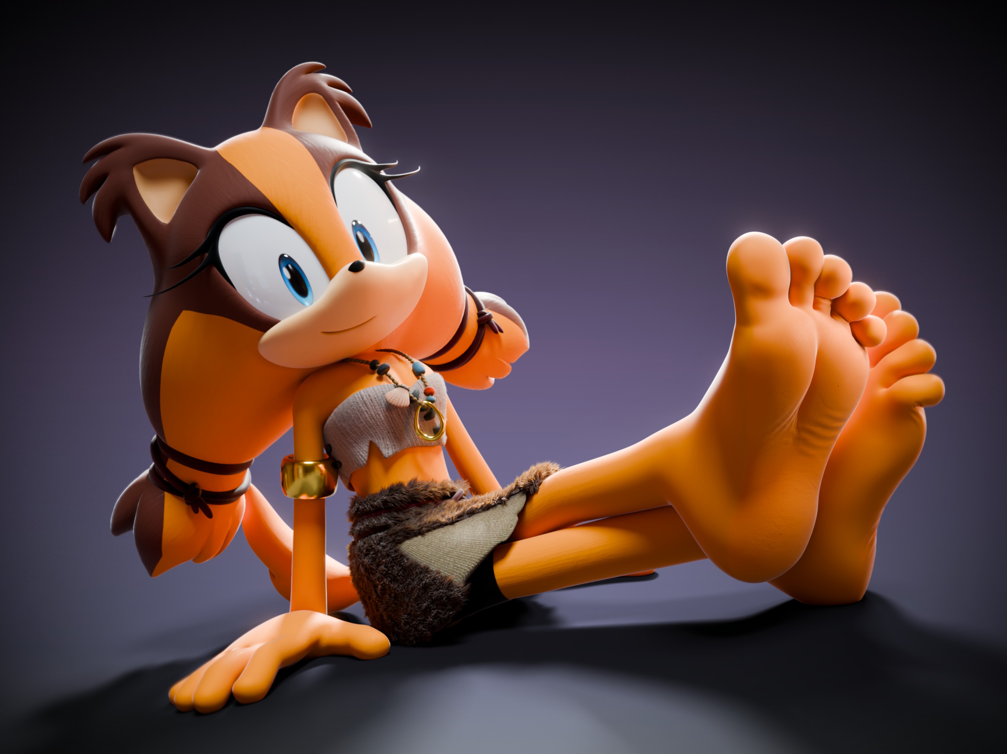 [3D] Sitting Sticks - By @feetymcfoot on Itaku
