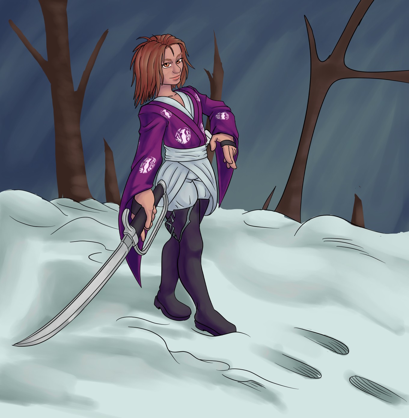 OC Gift Art - Tenken - By @punkin on Itaku