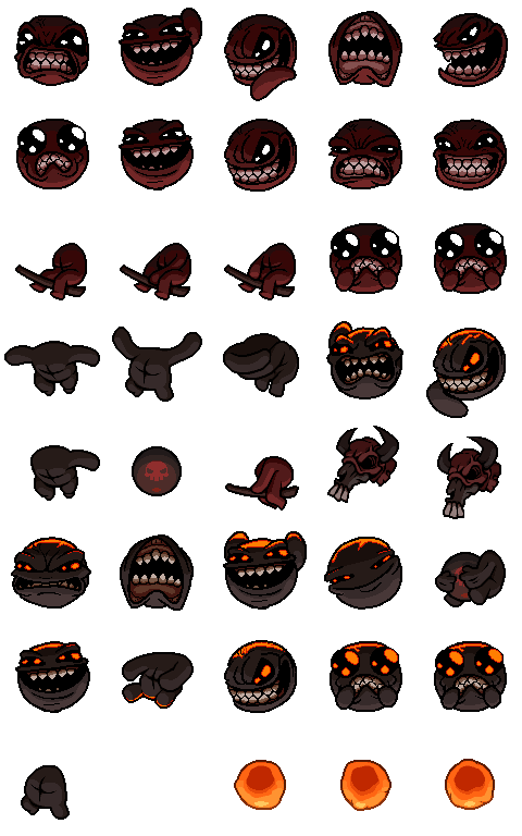 Isaac resprites! Ultra War - By @viv-jefferies on Itaku