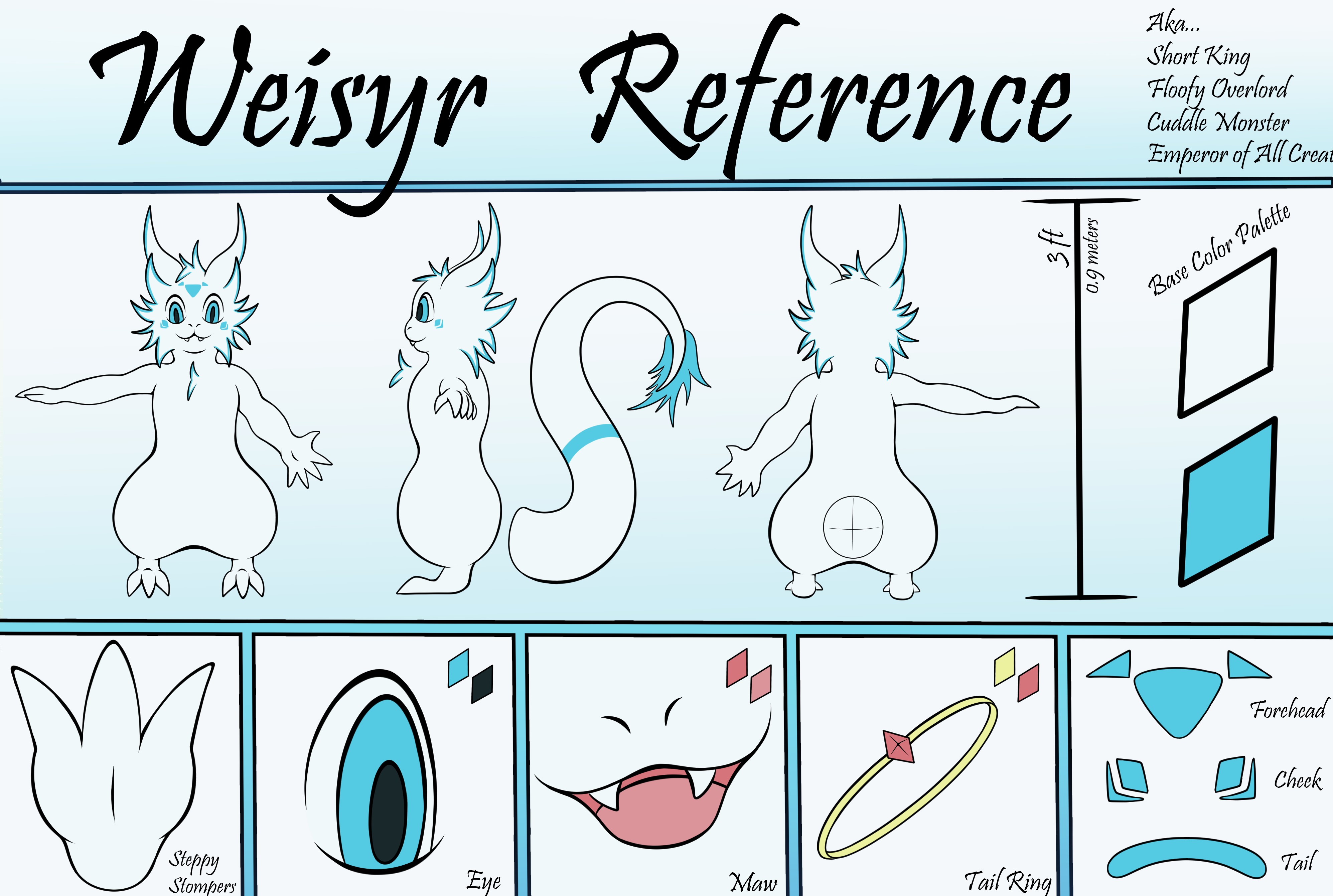 Weisyr Reference Sheet - By @weisyr on Itaku