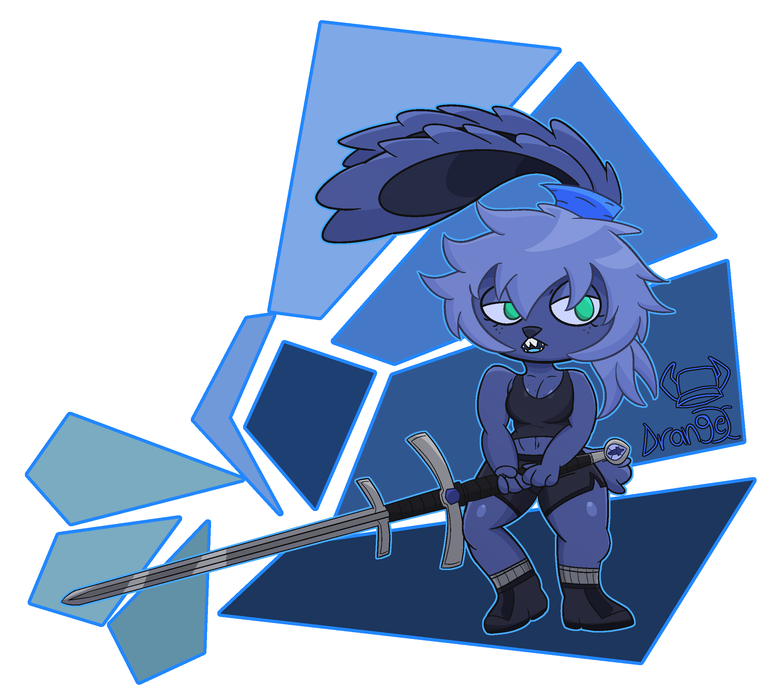 Zweihander Gelly By drangei on Itaku