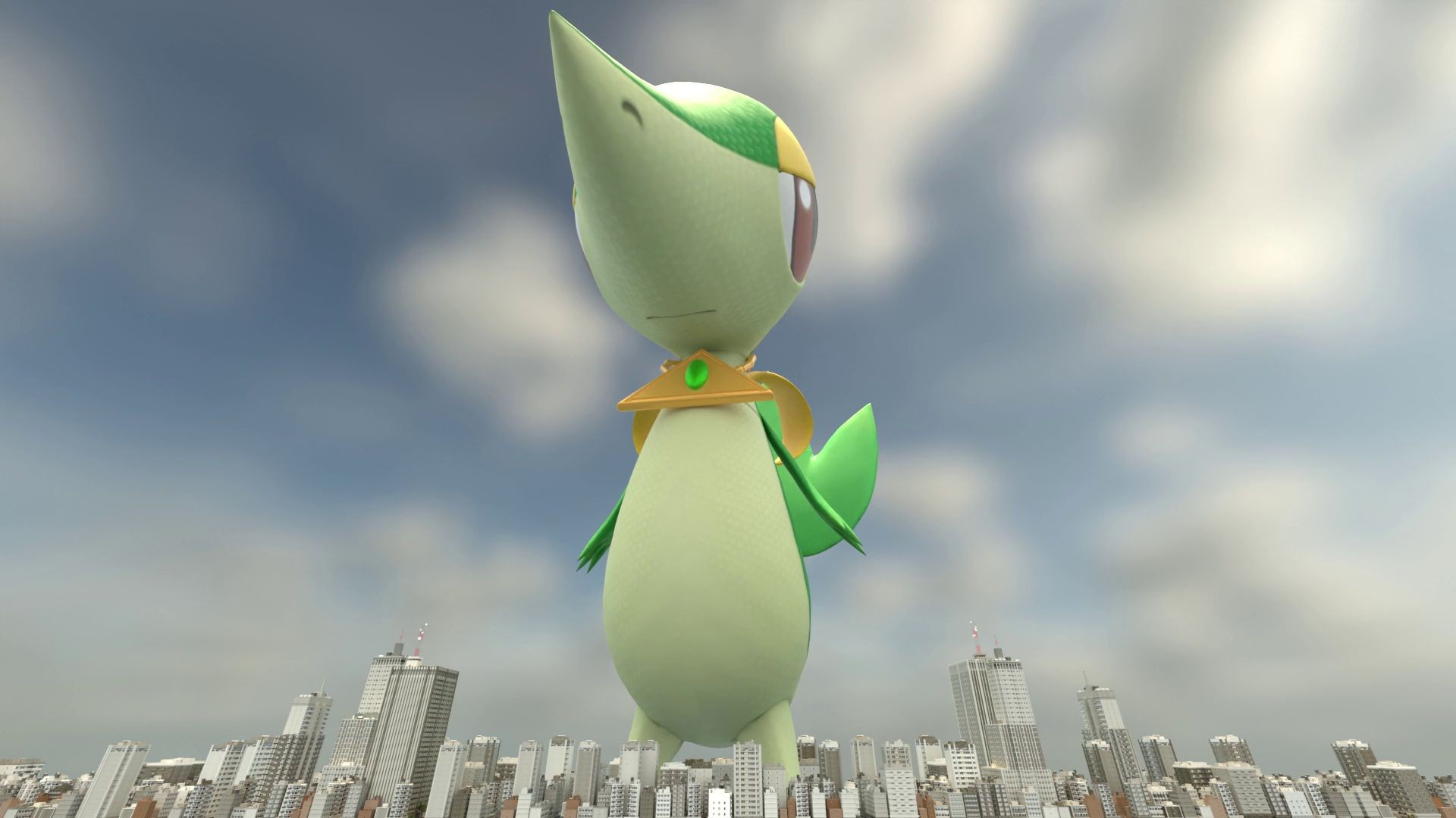 Macro march 2026 pic 4: Snivy (Emeral) - By @boolerex on Itaku