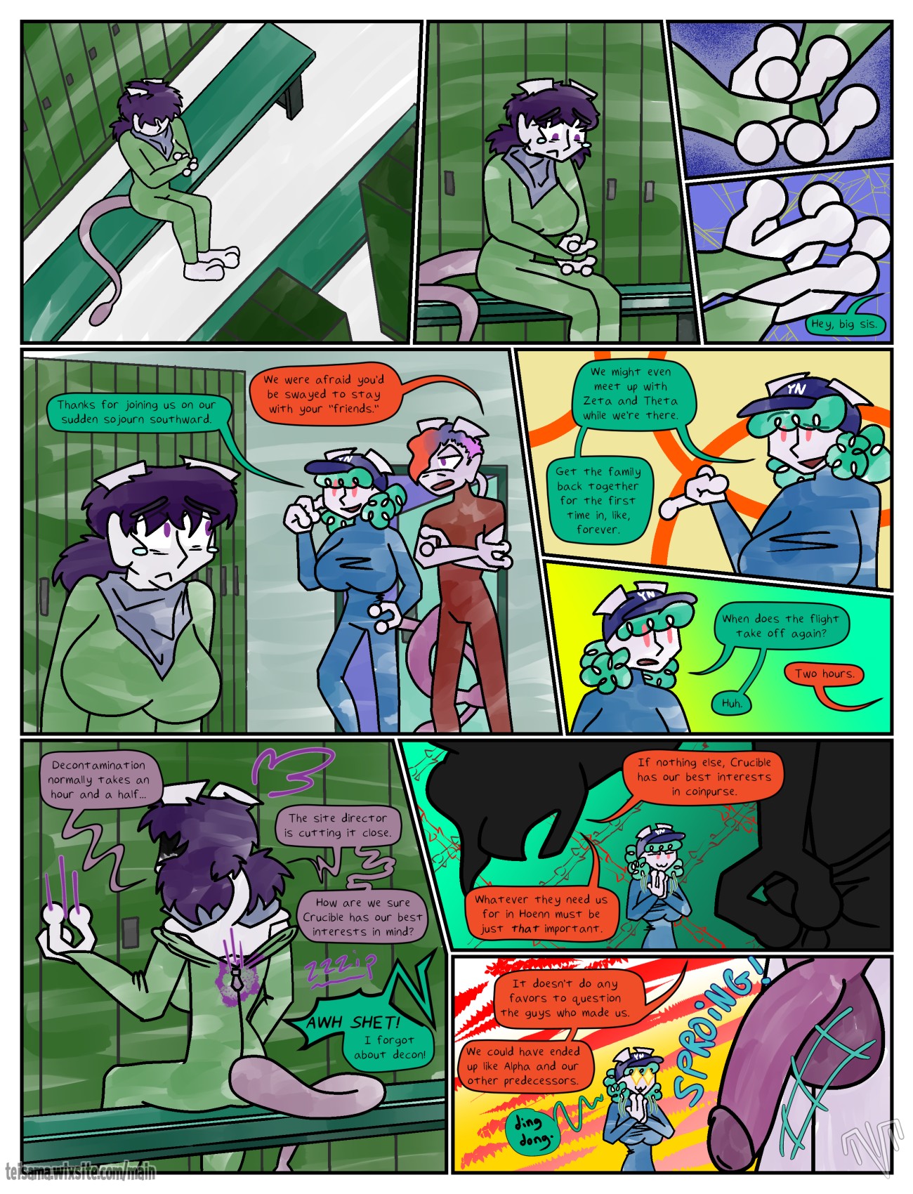Into the Frozen Forest #2: Out of Sight [12] - By @portmanpreau on Itaku