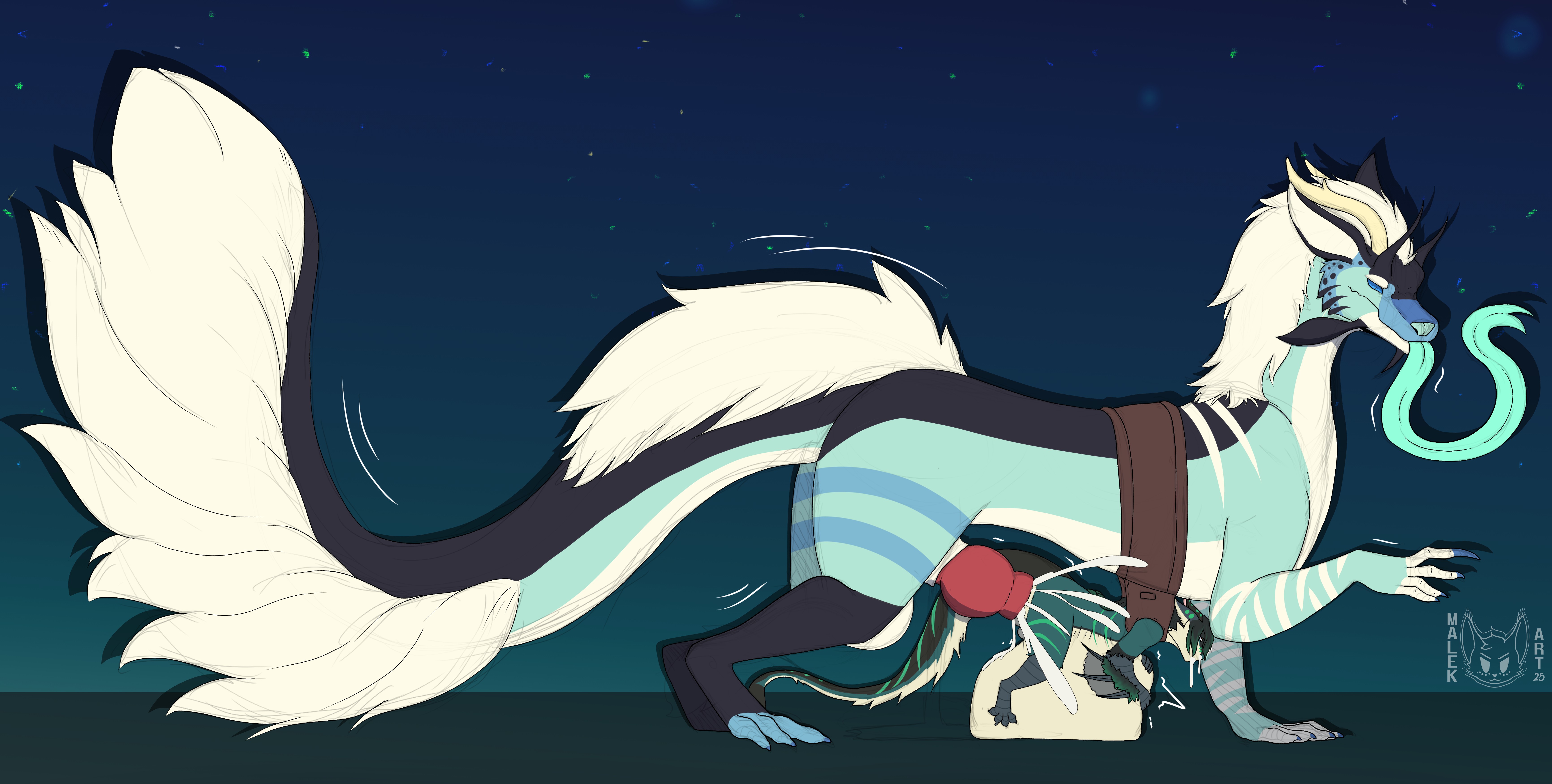 Comm done 2025 - By @malekart on Itaku