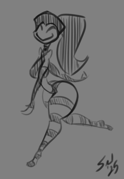 [Sali Doodles] Eddie Walkin' - By @saliant on Itaku