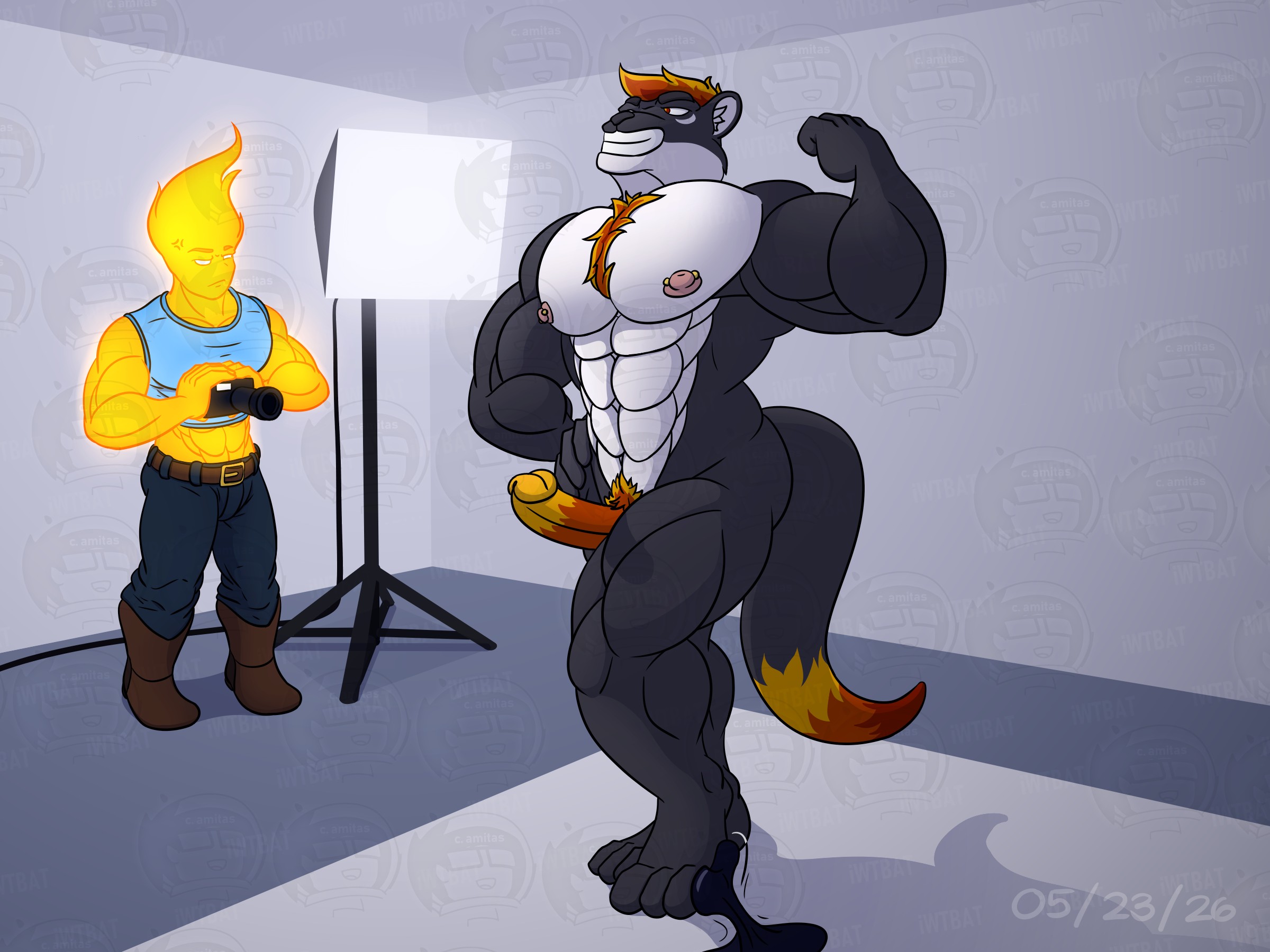 [COMM] Heated Photoshoot (1/5) - By @iwtbat on Itaku