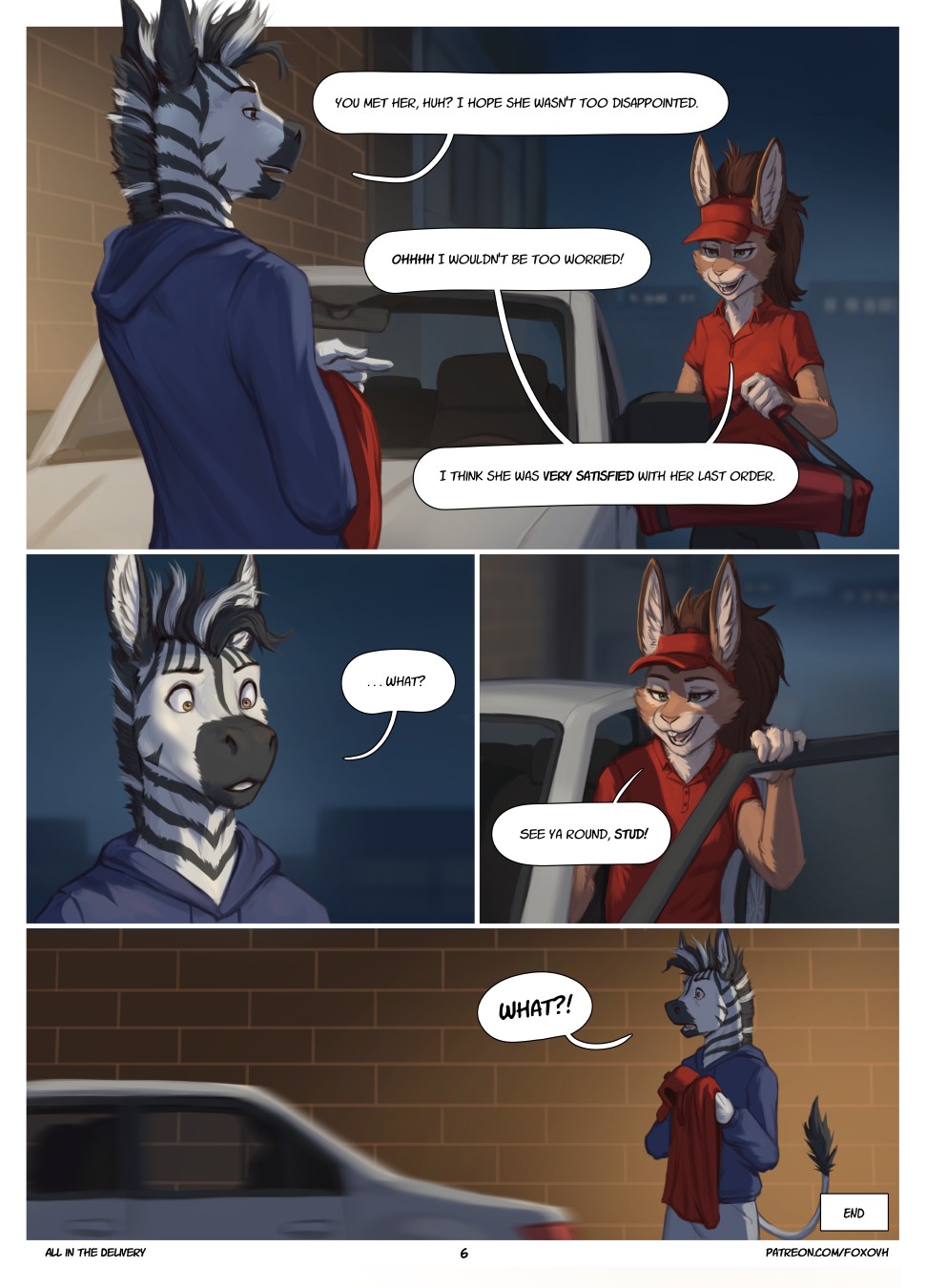 All in the Delivery [6/6] - By @foxovh on Itaku