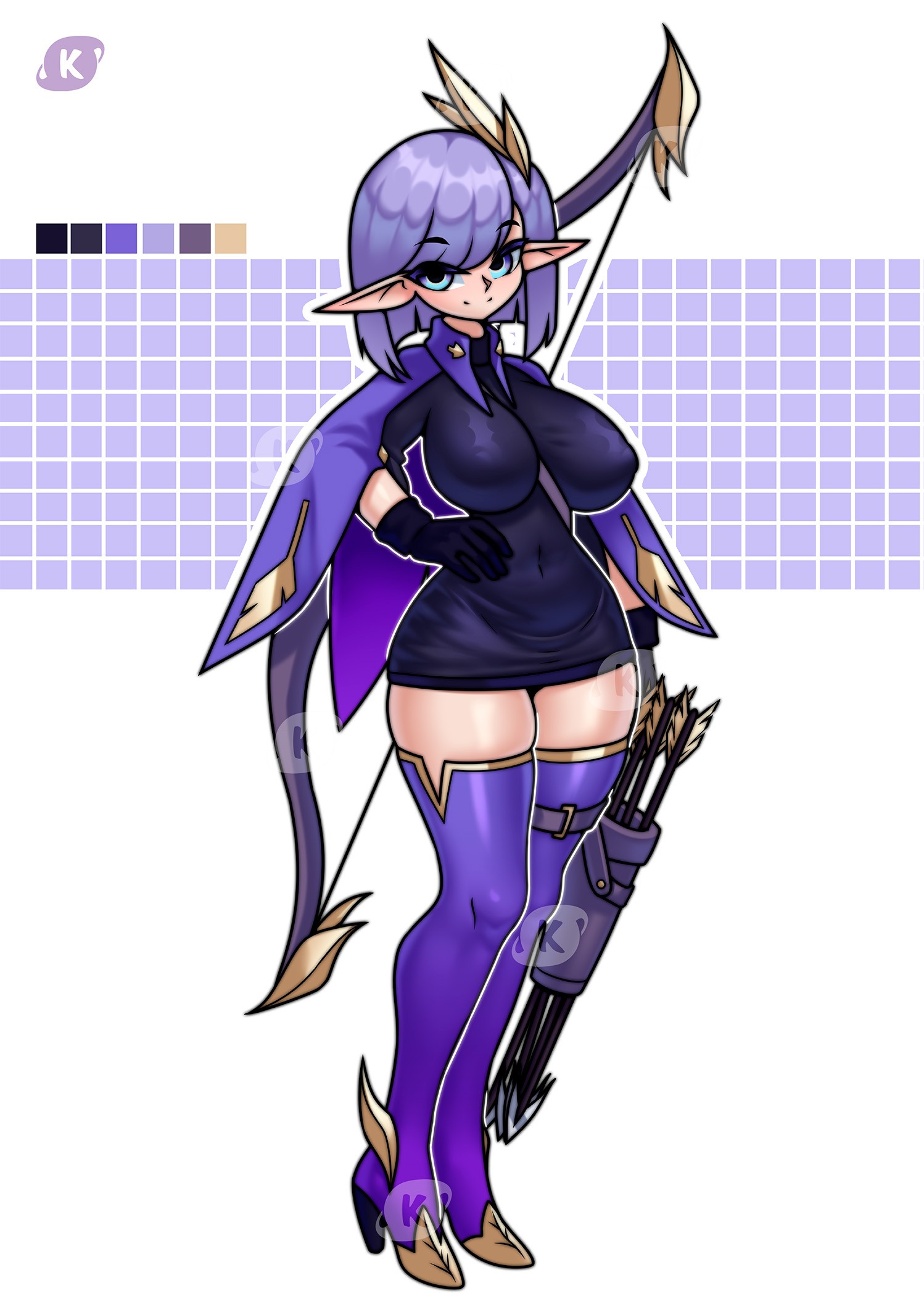 [OPEN] Adopt #69 Elf girl - By @kenox94 on Itaku