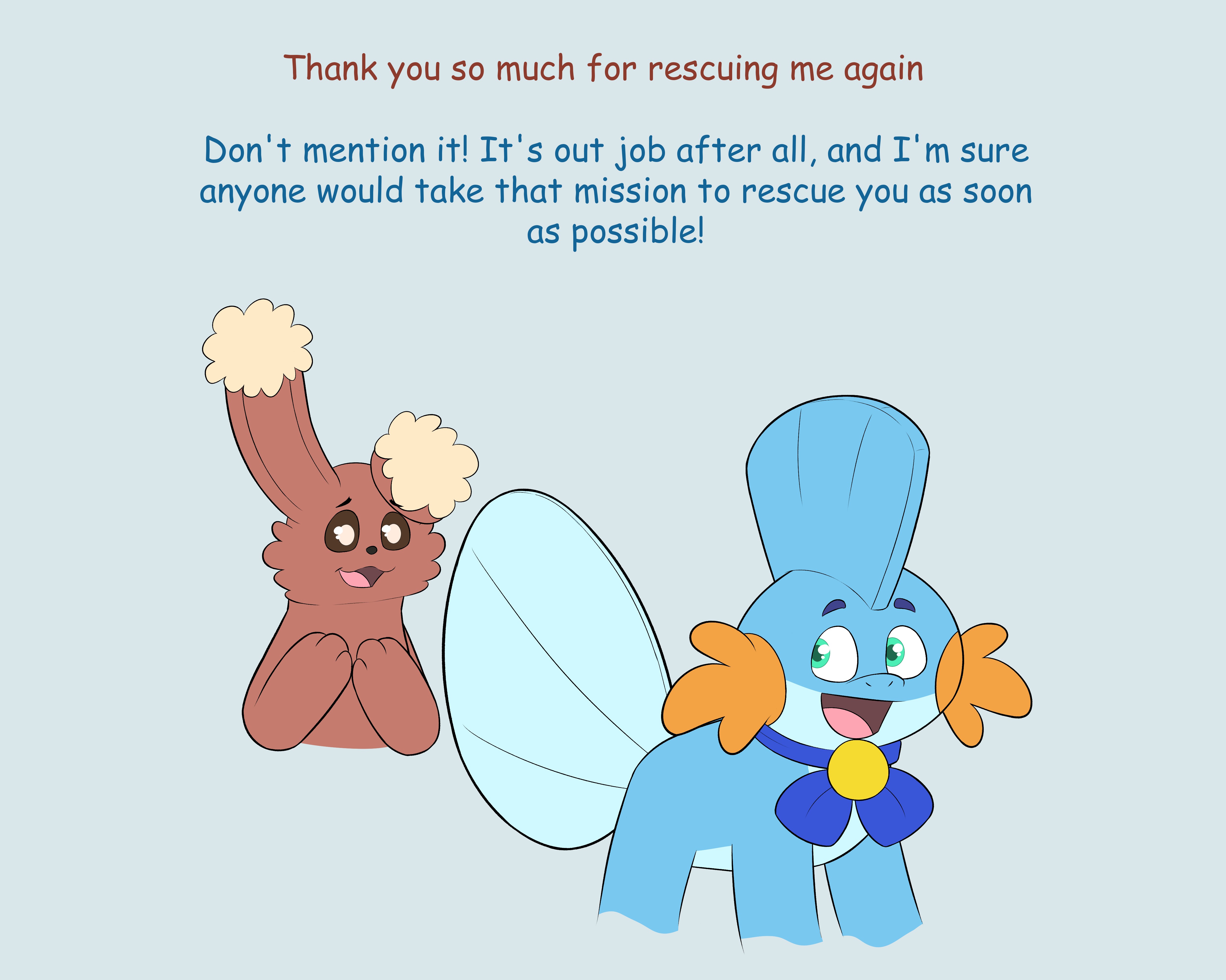 After a rescue mission - By @jake_the_traveler on Itaku