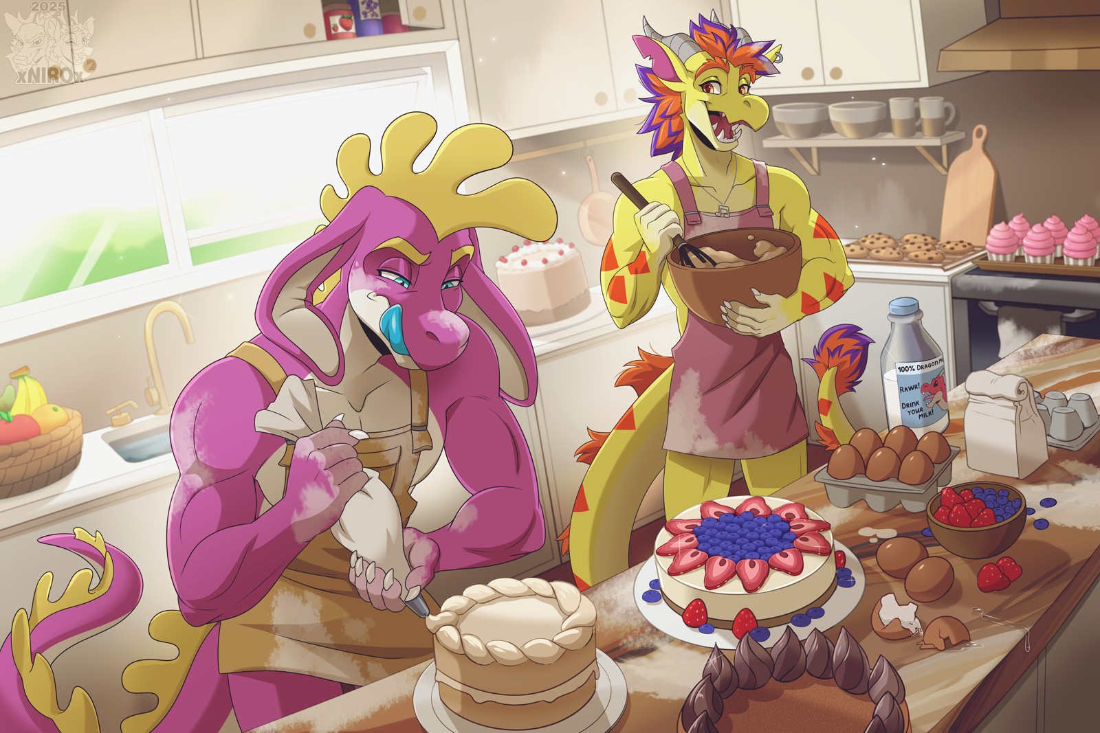 [NMA] The Great Dessert Rush - by XNiroX - By @alcitron on Itaku