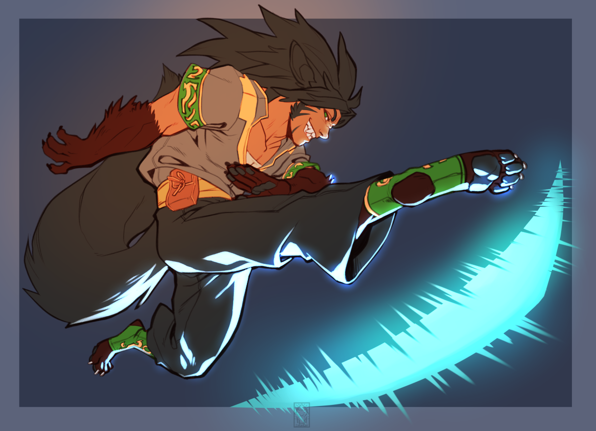 [C] Wind Slash - By @skech6ix on Itaku