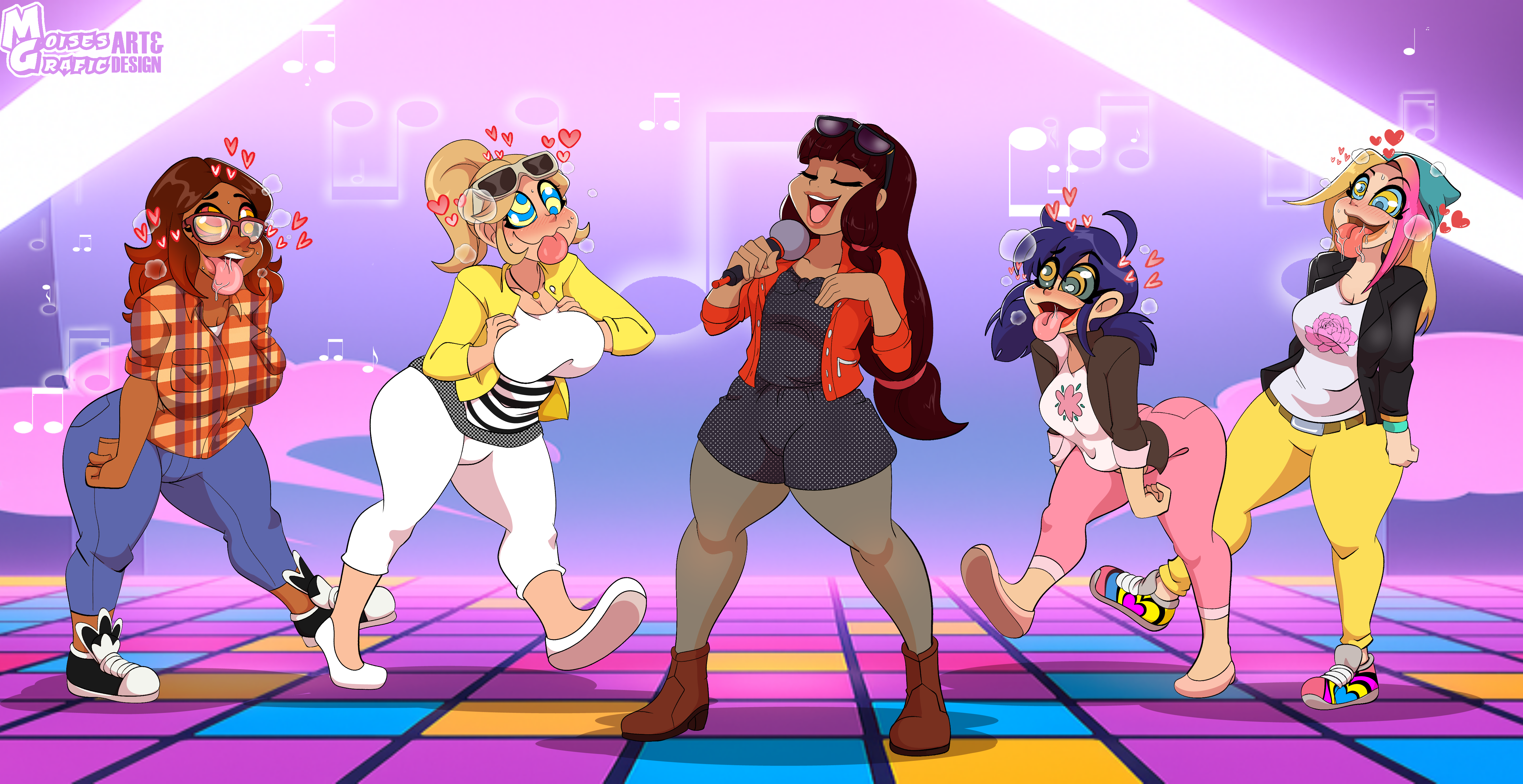 Hypnotized Miraculous girls SHOW 1 - By @moisesgrafic on Itaku