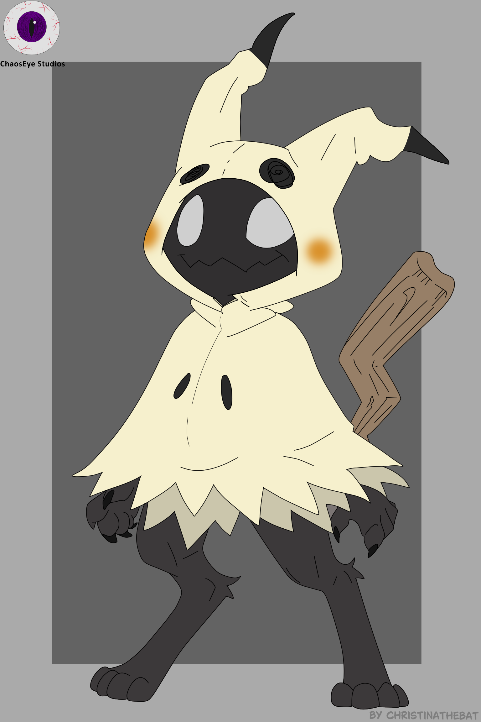 Classic Mimikyu Anthro Adopt-CLOSED - By @chaos_eye on Itaku