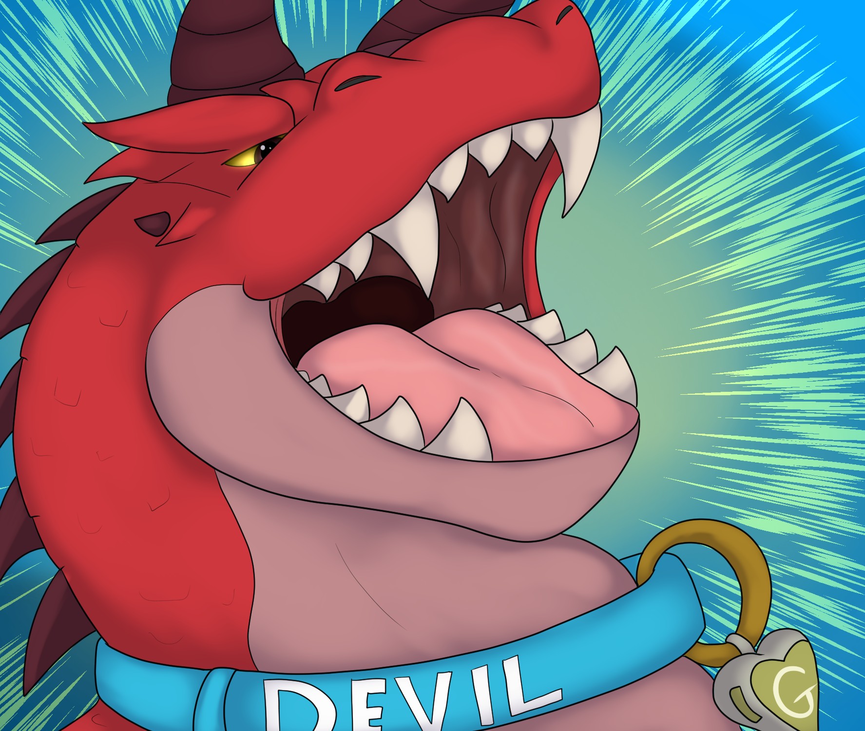 Devilsaur - By @tastytales on Itaku
