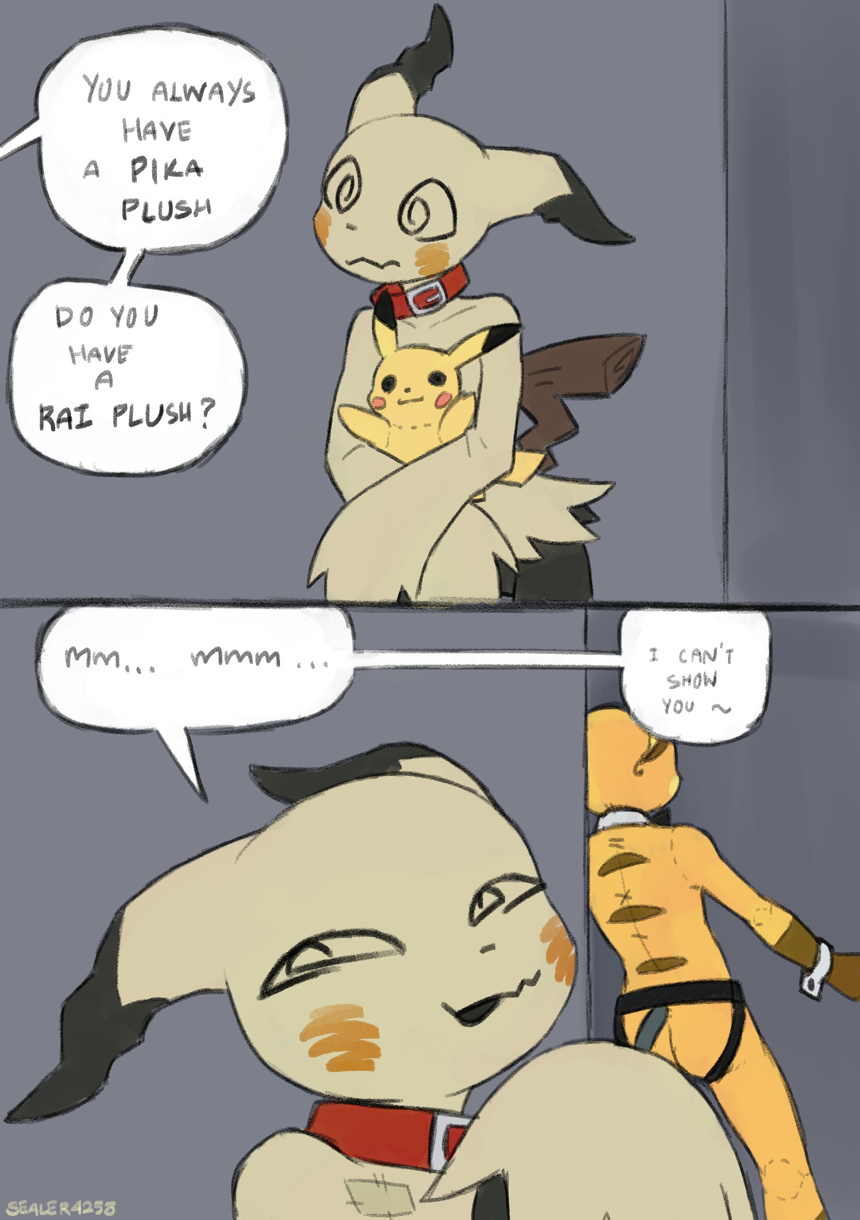 Mimi's plush collection - By @sealer4258 on Itaku