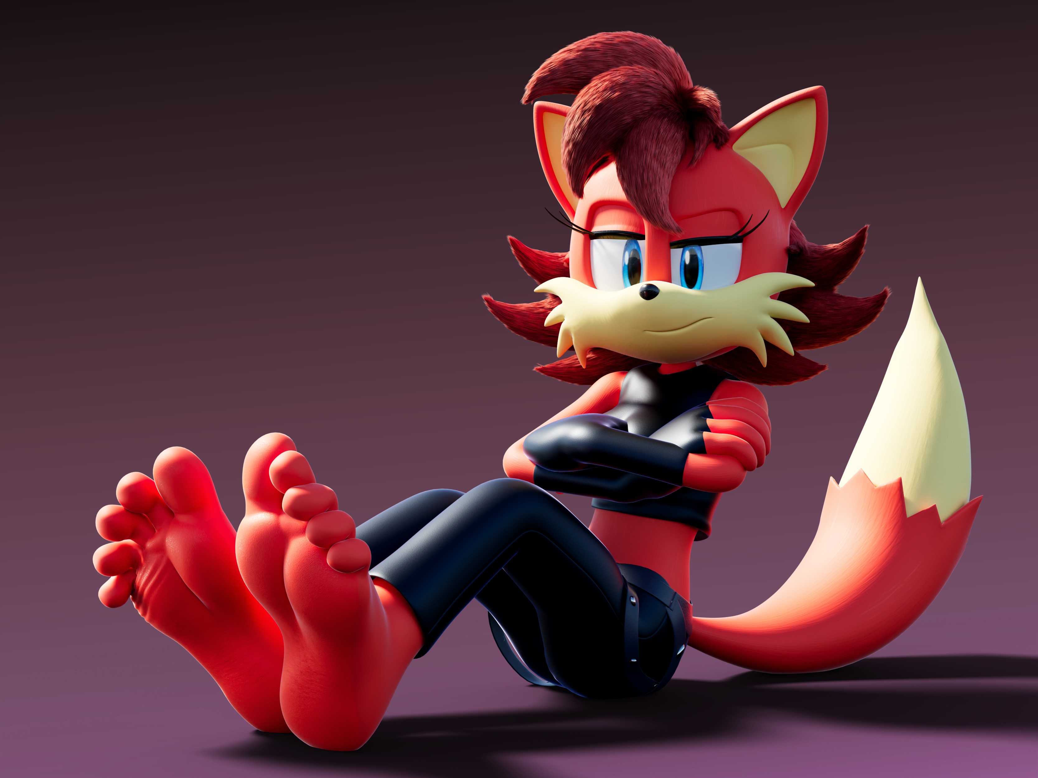 [3D] Fiona Feets - By @feetymcfoot on Itaku